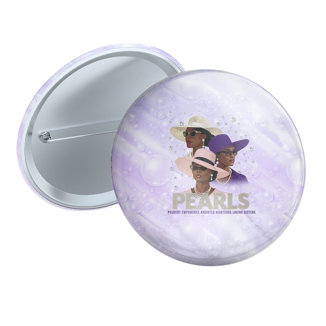 PEARLS Empowerment Button Pin