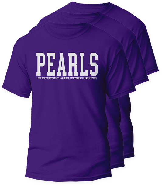 PEARLS Screen Print Group Shirts