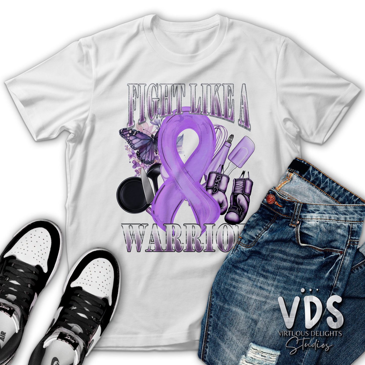 Fight Like a Warrior Lupus Warrior T-Shirt