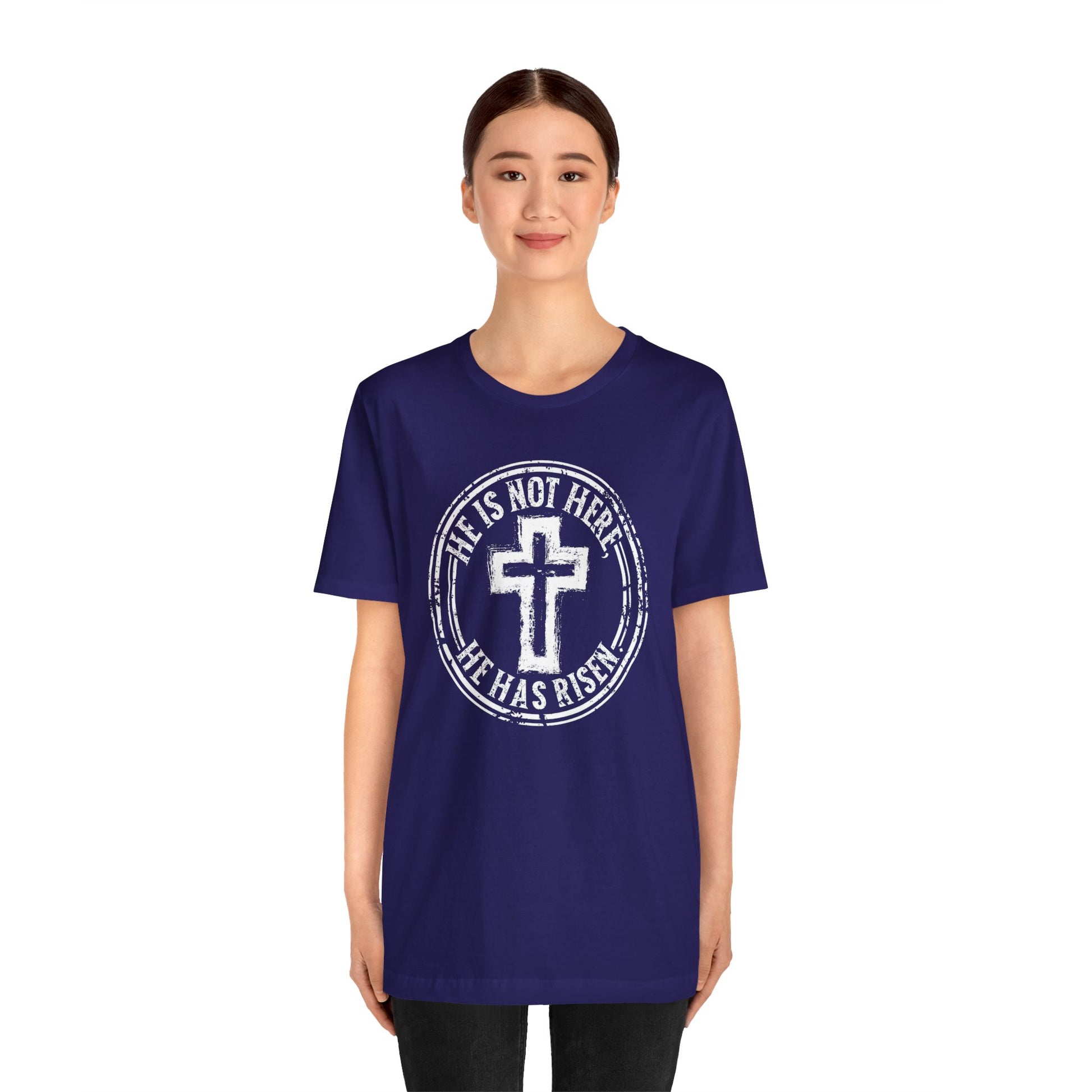 He Is Not Here He Has Risen Christian Faith Shirt