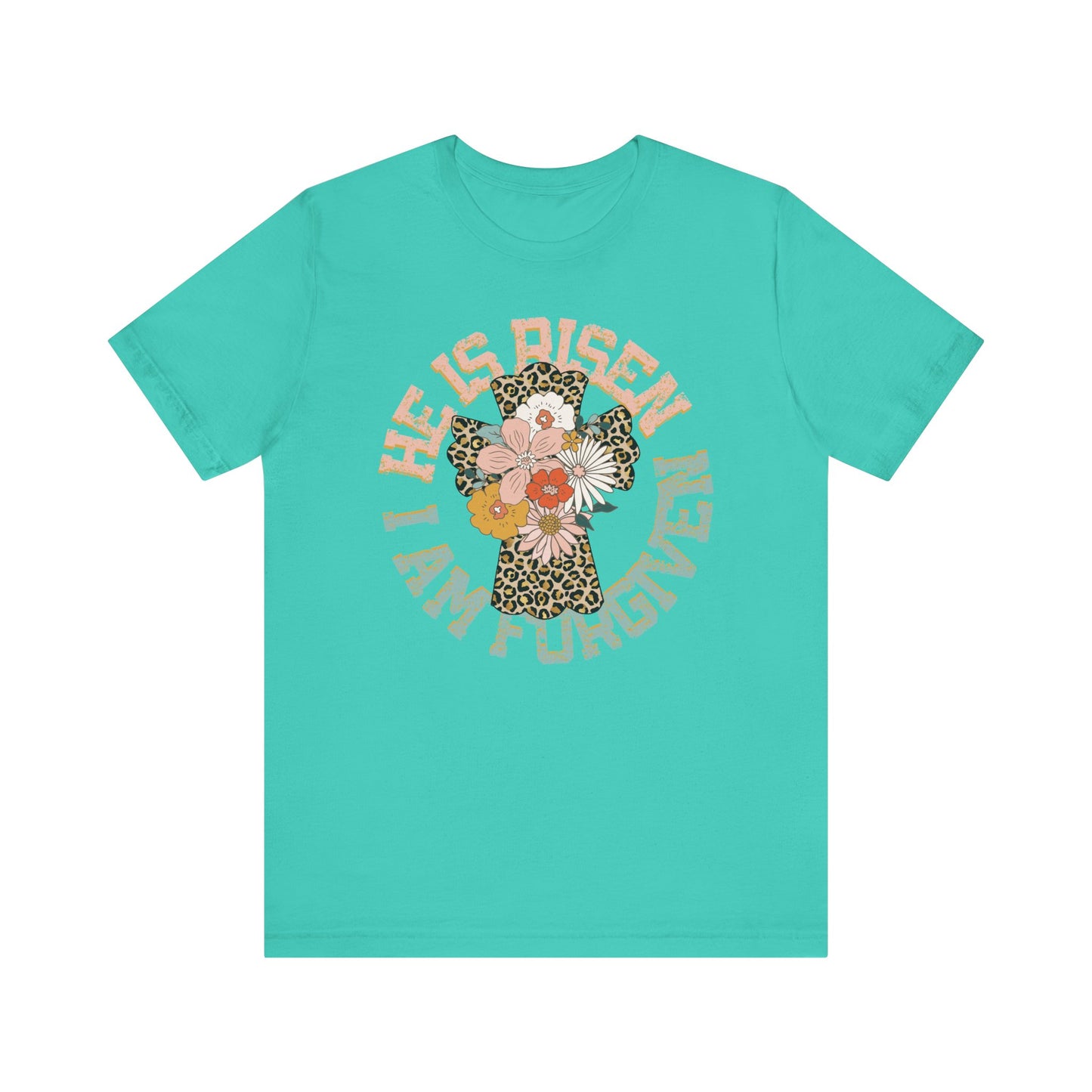 He is Risen Circle Flower Easter Shirt