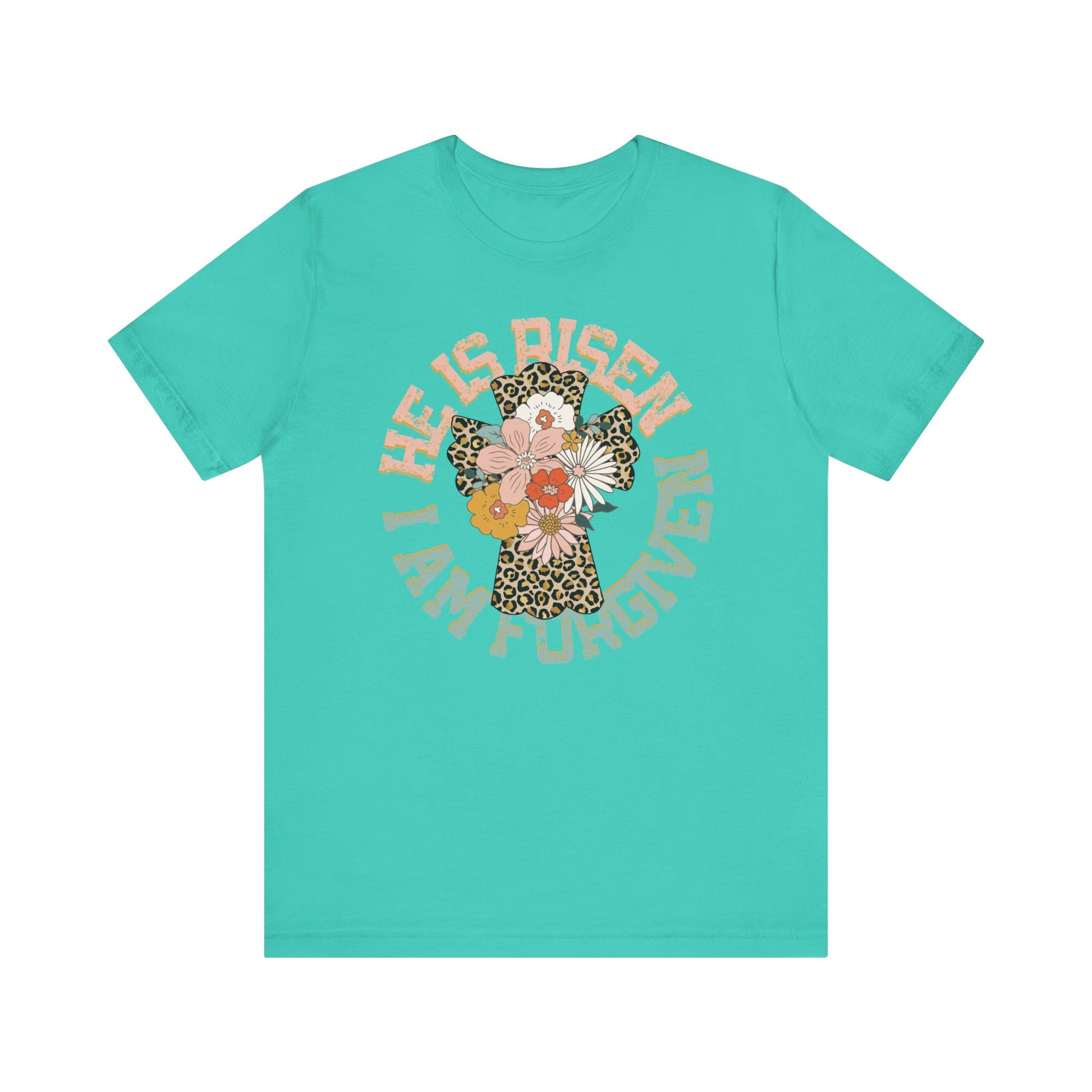 He is Risen Circle Flower Easter Shirt