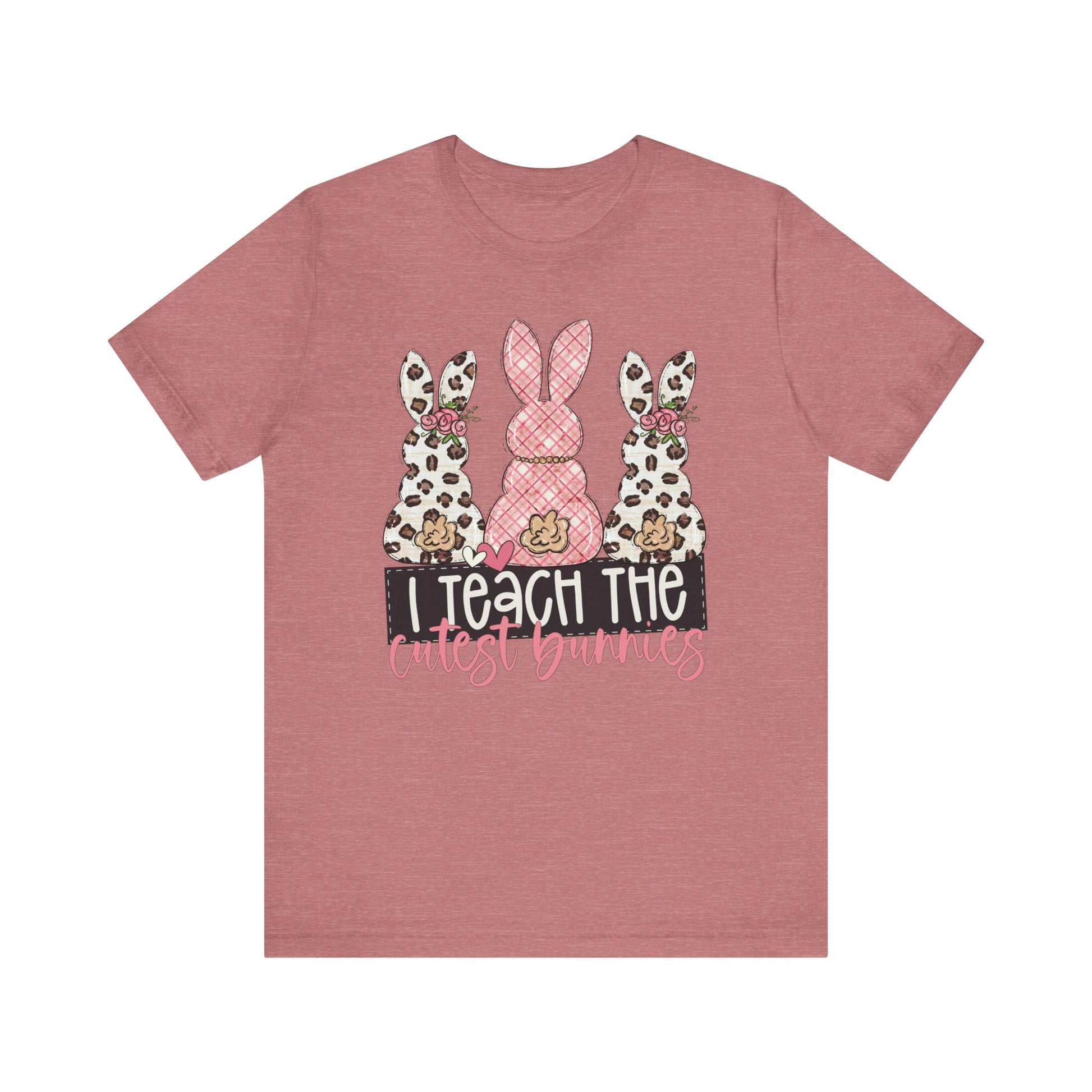 I Teach The Cutest Bunnies Easter Teacher Shirt