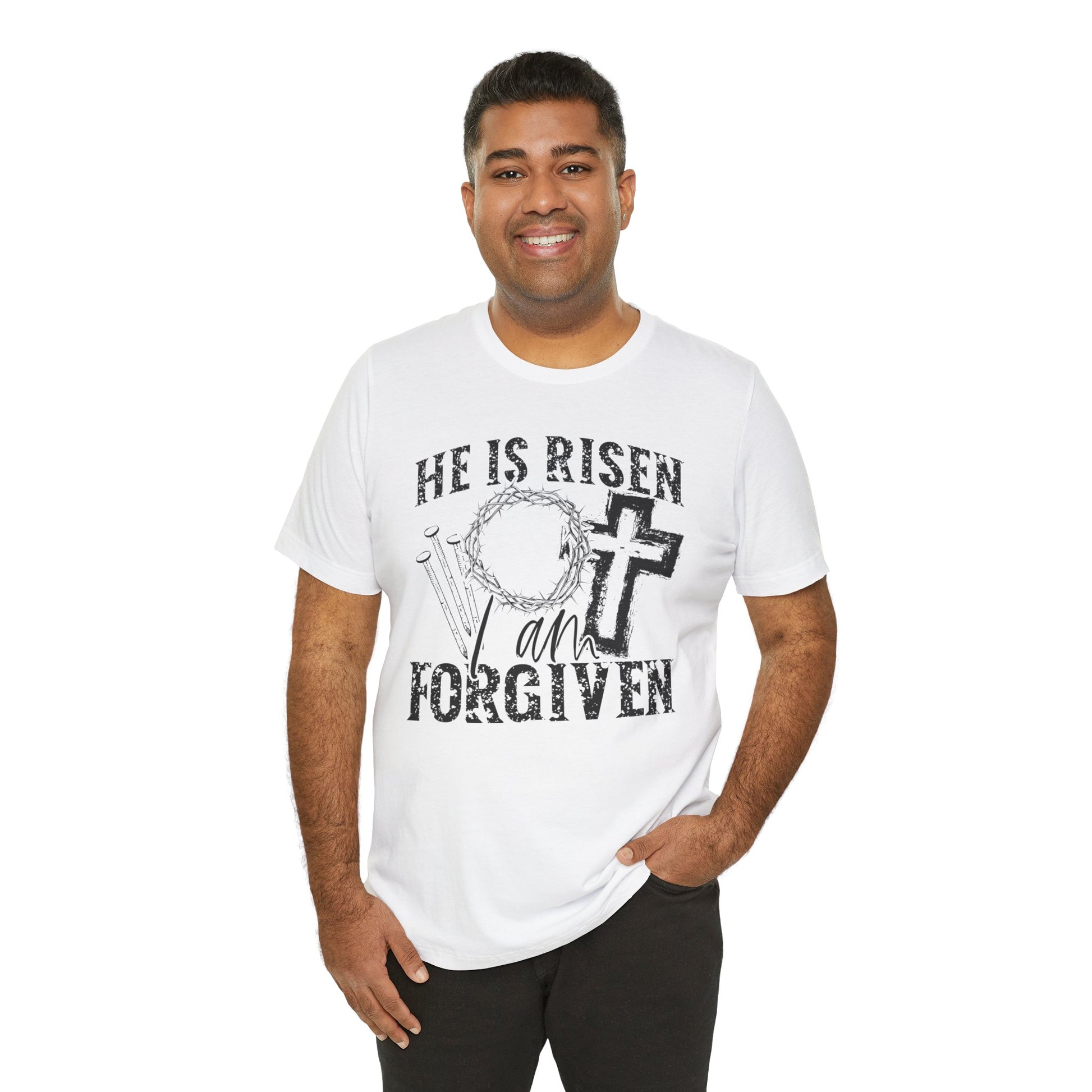 He Is Risen I Am Forgiven Christian Faith Shirt