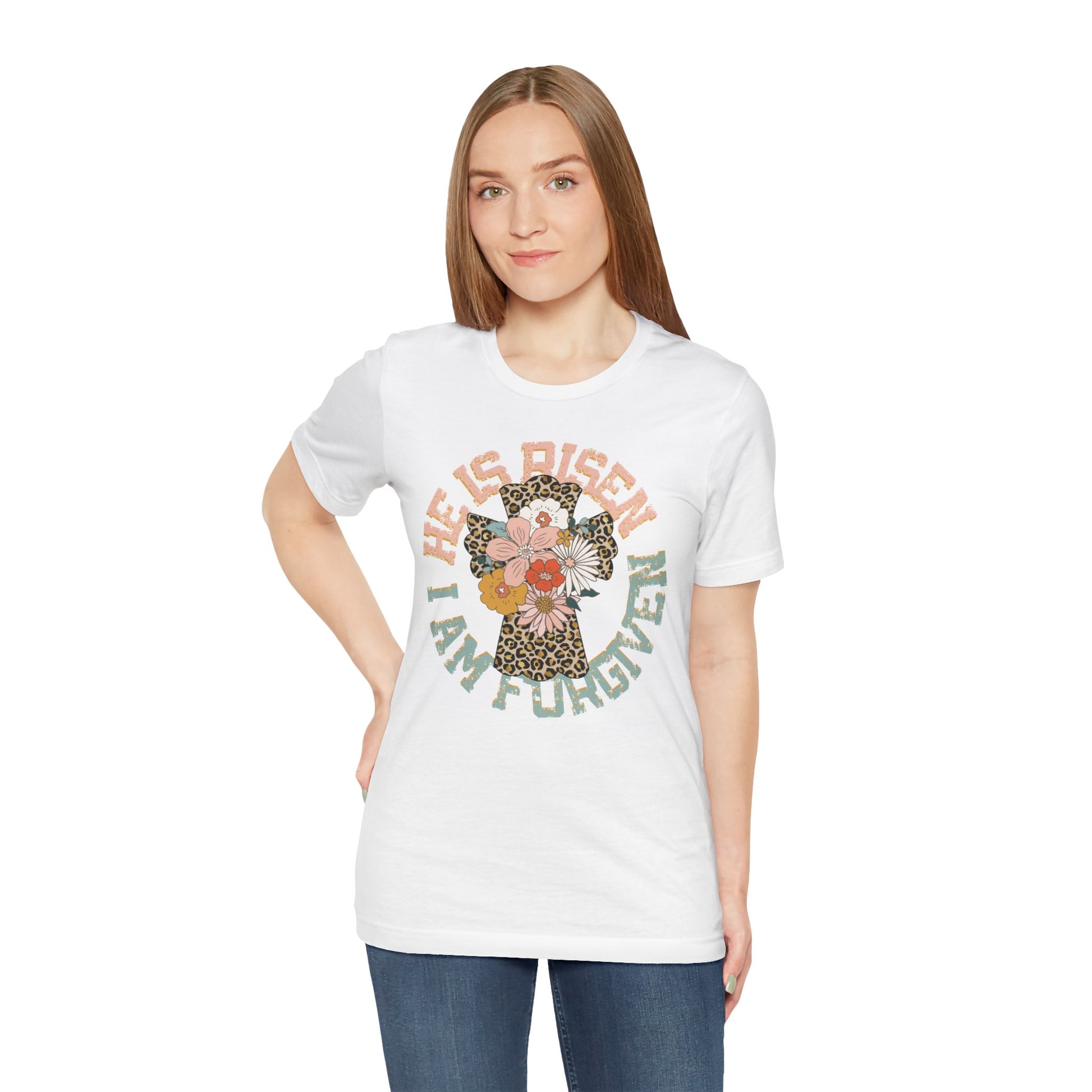 He is Risen Circle Flower Easter Shirt