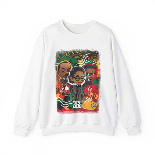 Black History 365 Cartoon Sweater Shirt