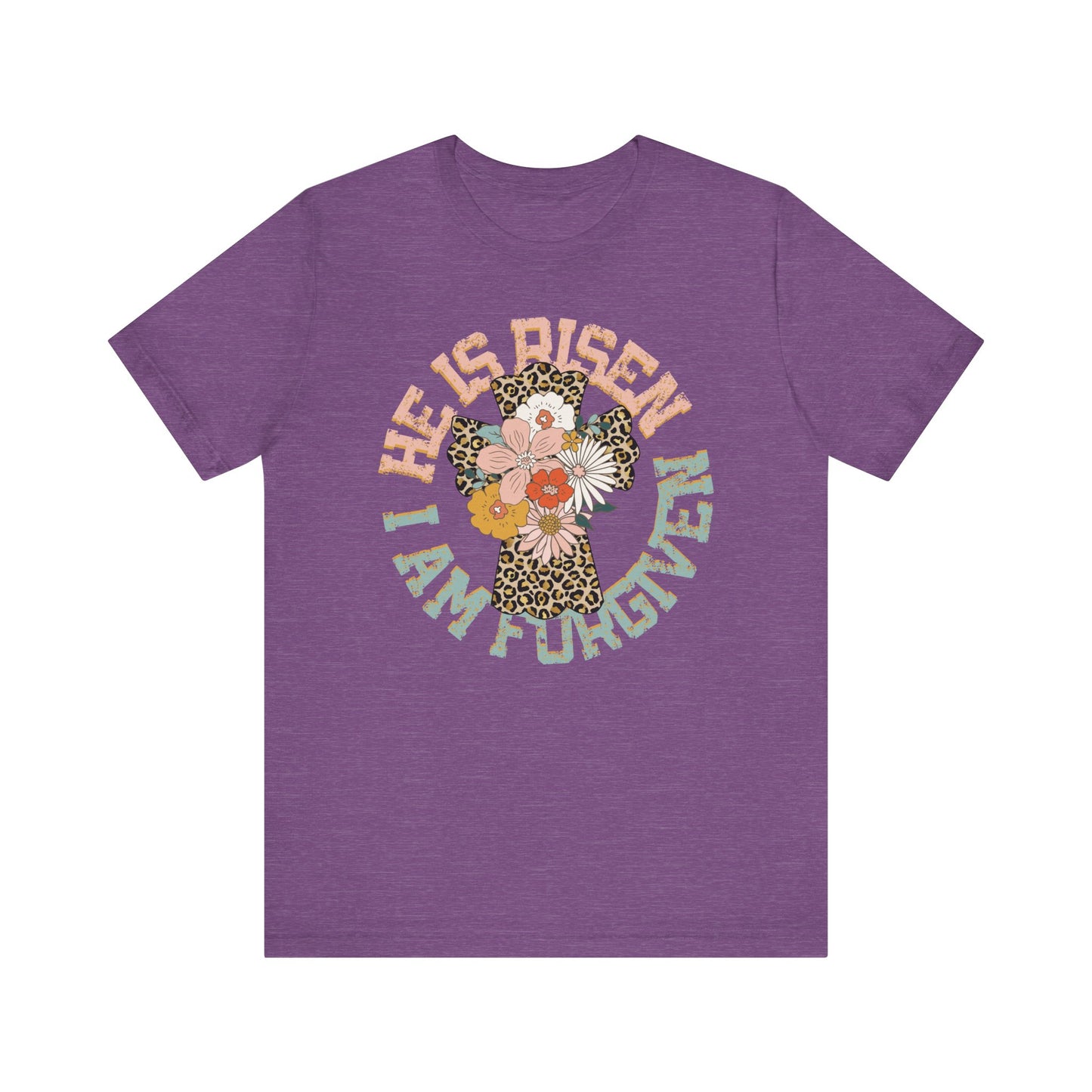 He is Risen Circle Flower Easter Shirt