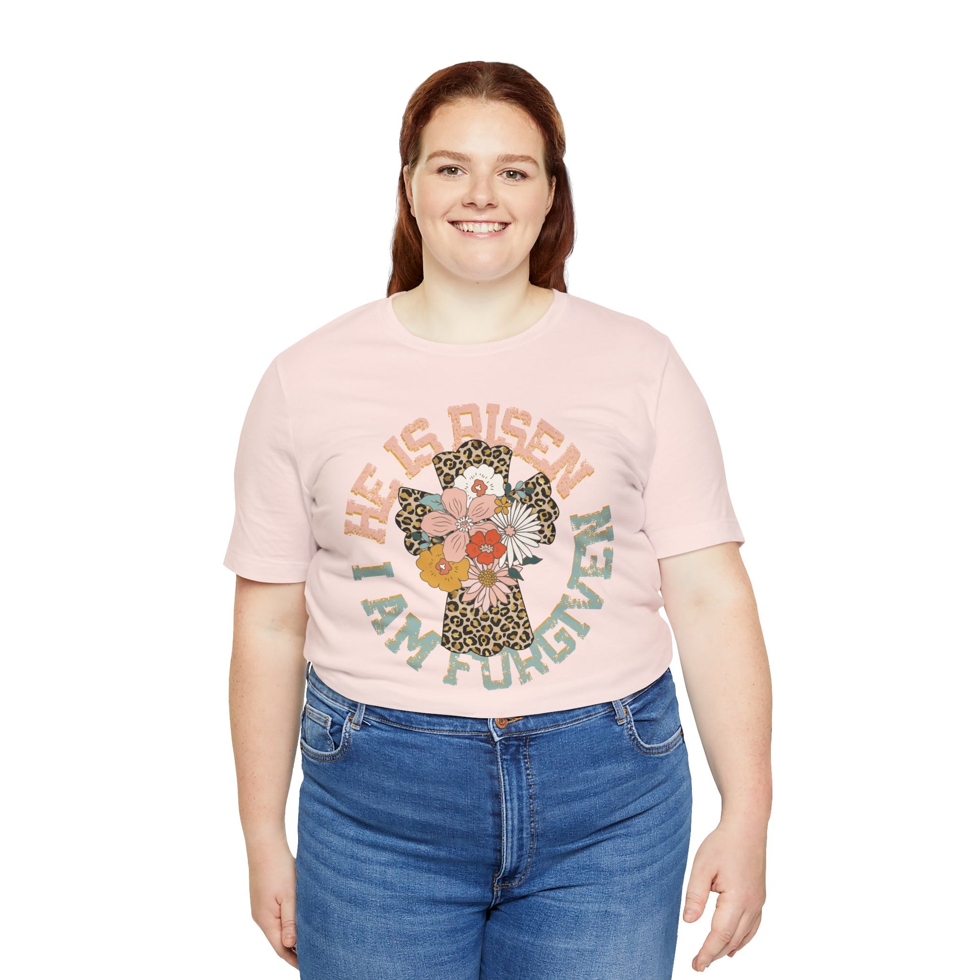 He is Risen Circle Flower Easter Shirt