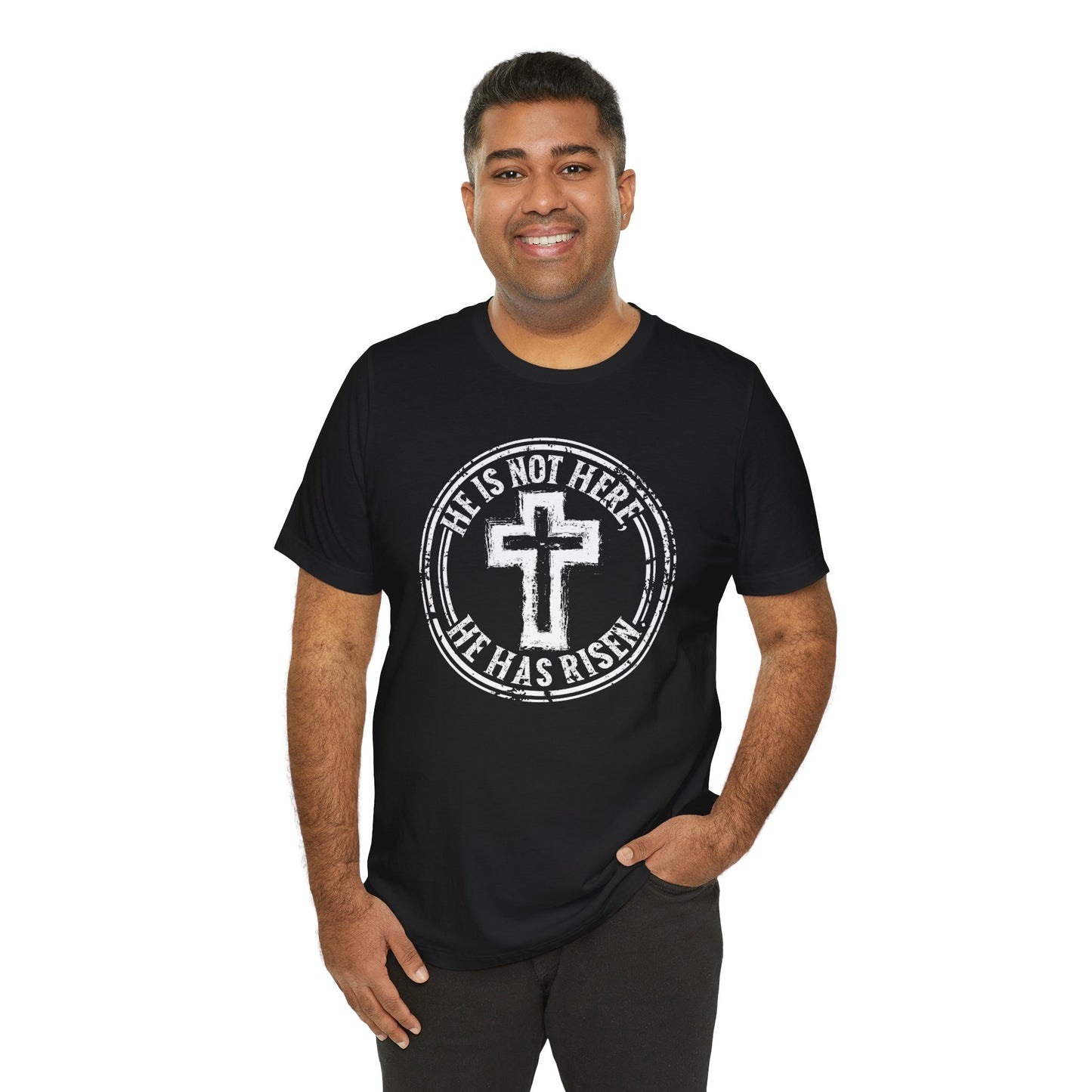 He Is Not Here He Has Risen Christian Faith Shirt