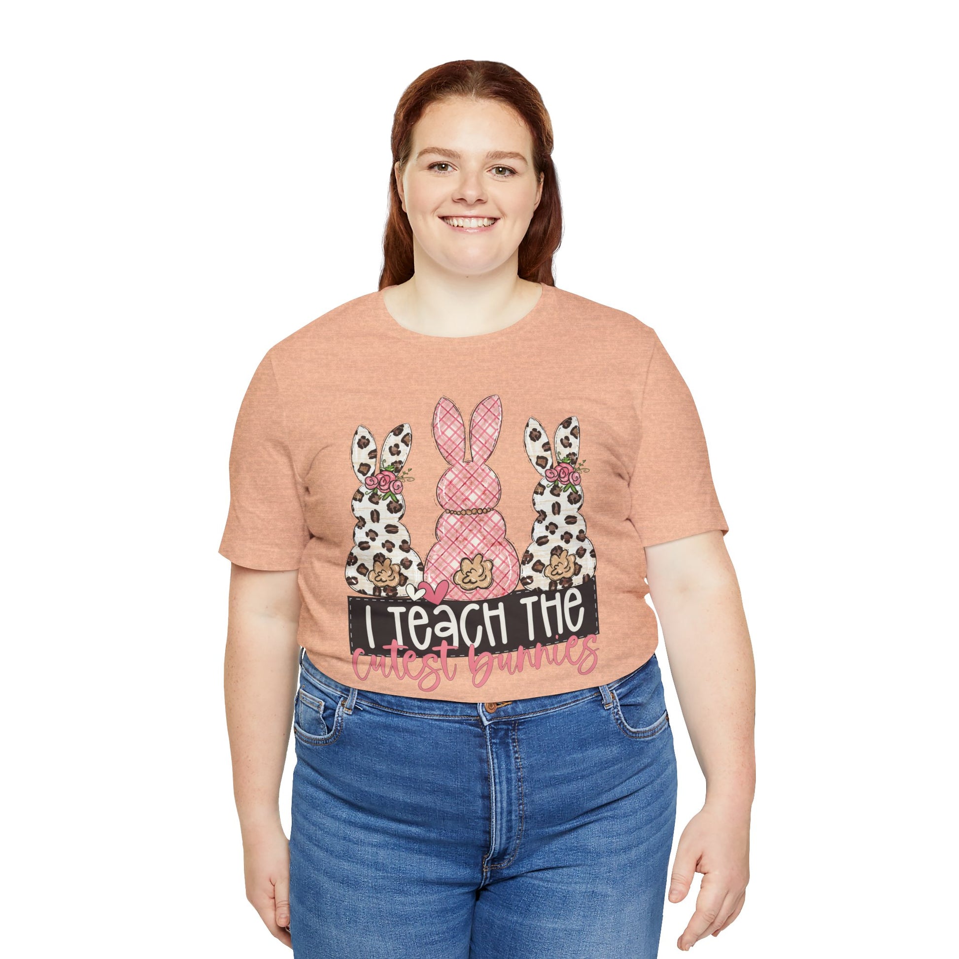 I Teach The Cutest Bunnies Easter Teacher Shirt