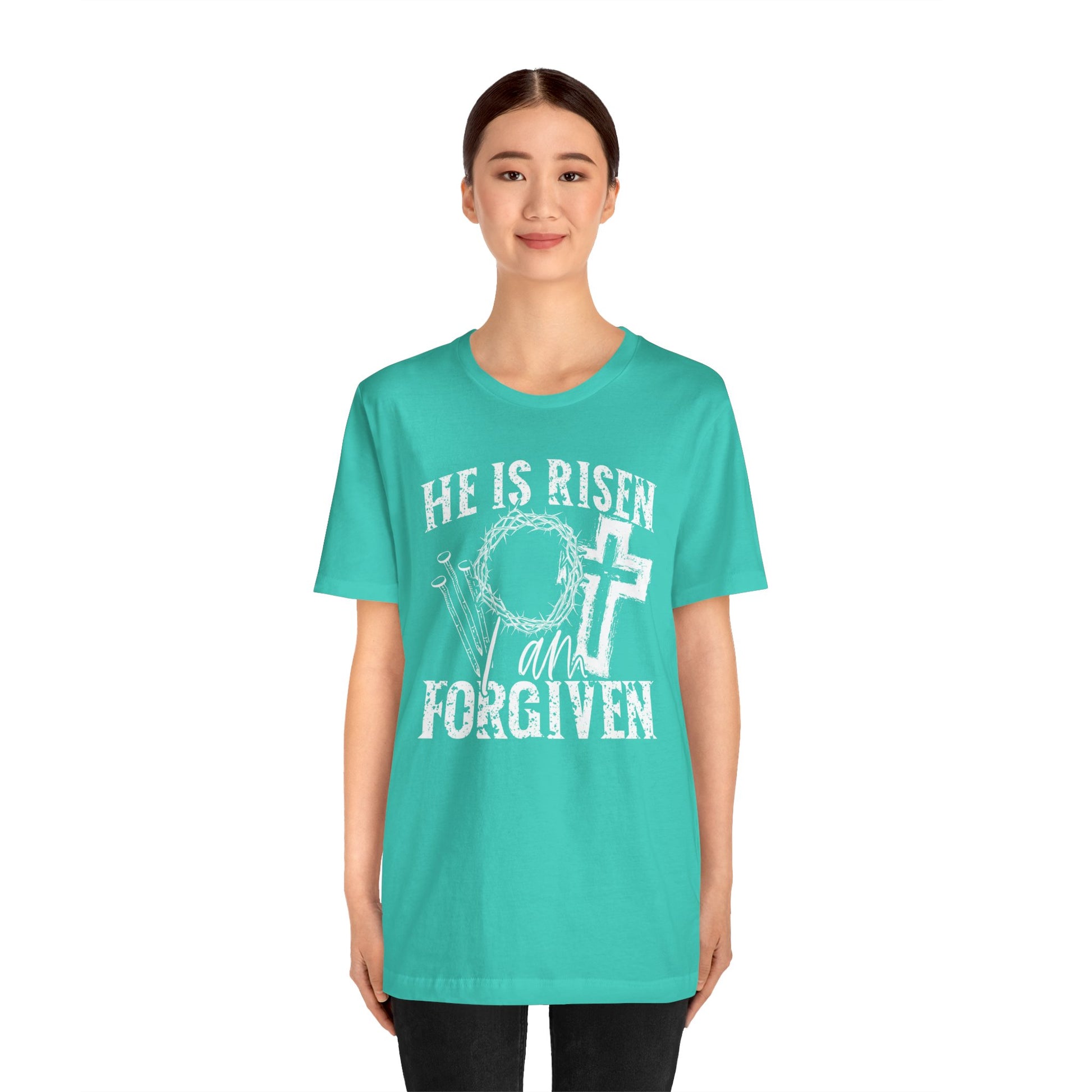 He Is Risen I Am Forgiven Faith Shirt