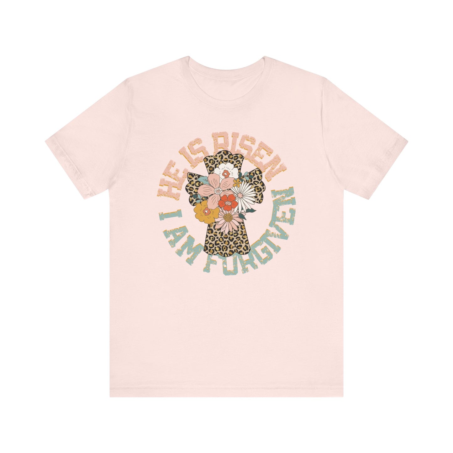 He is Risen Circle Flower Easter Shirt