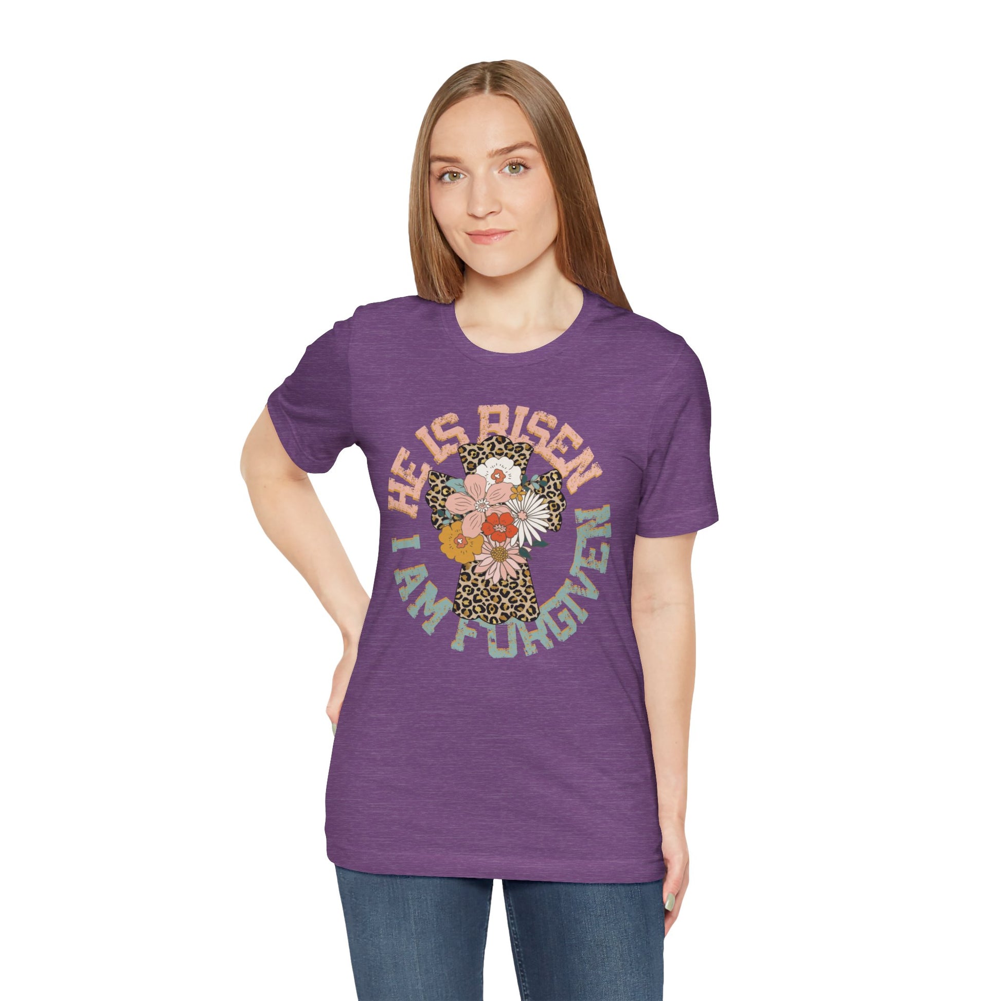 He is Risen Circle Flower Easter Shirt