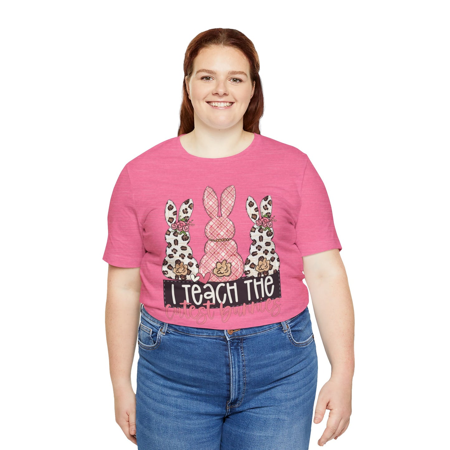 I Teach The Cutest Bunnies Easter Teacher Shirt