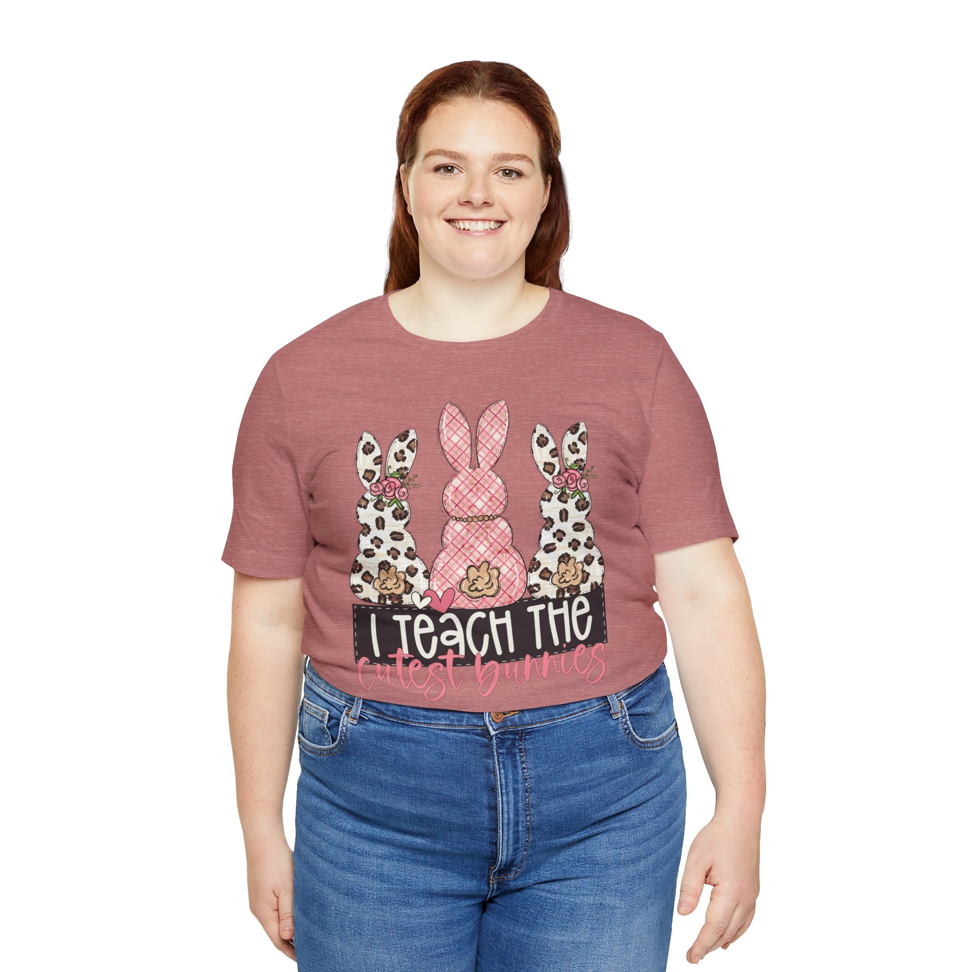 I Teach The Cutest Bunnies Easter Teacher Shirt