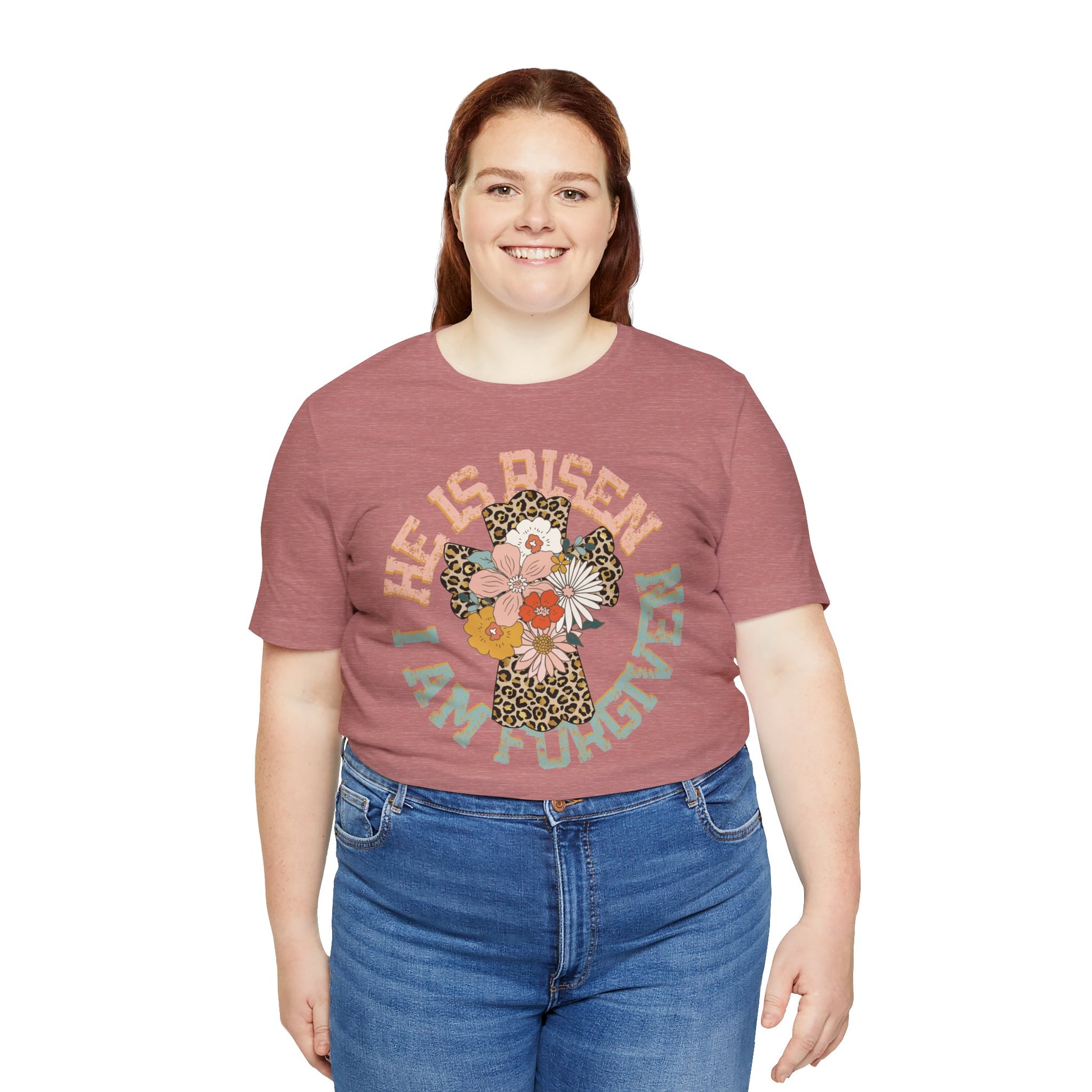 He is Risen Circle Flower Easter Shirt