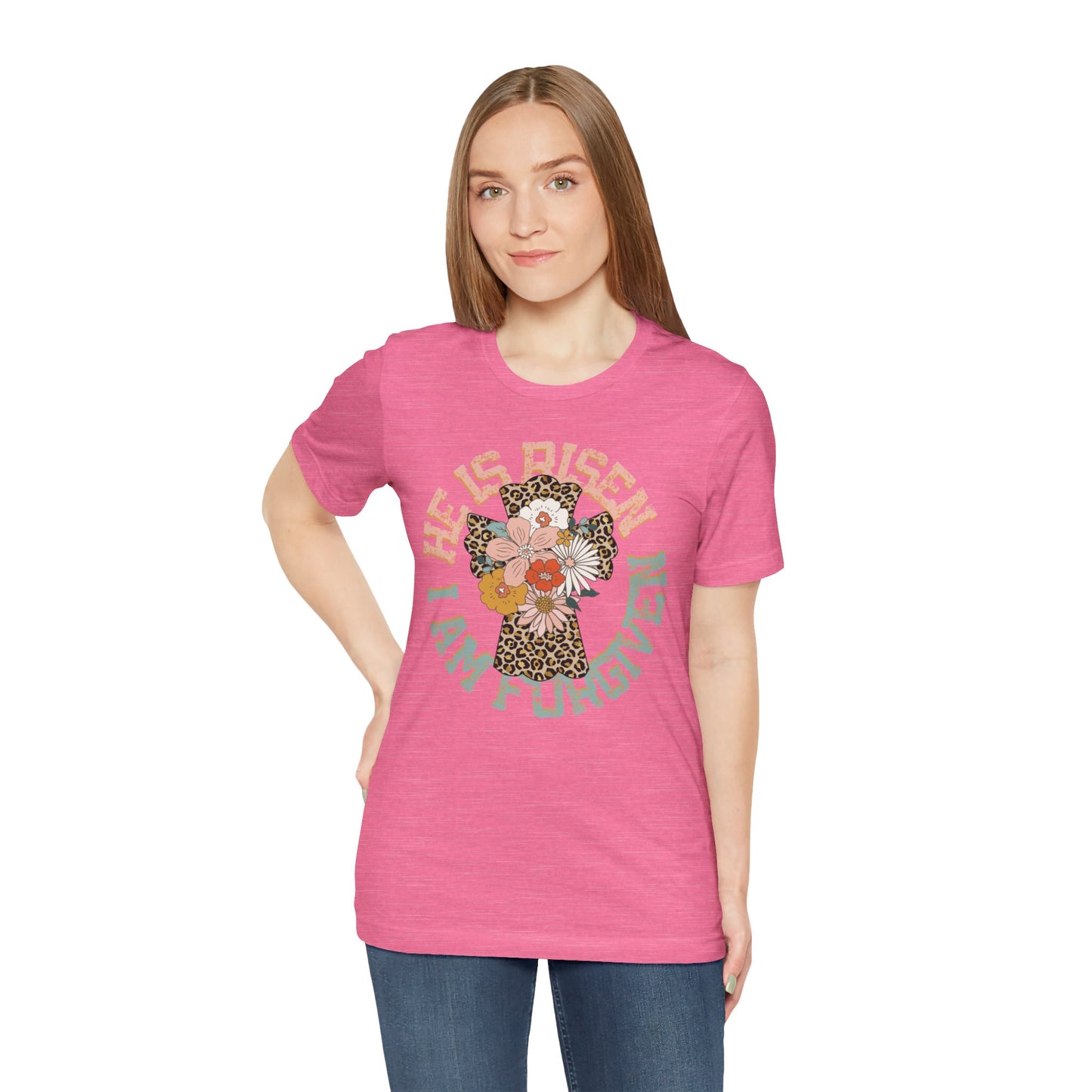 He is Risen Circle Flower Easter Shirt