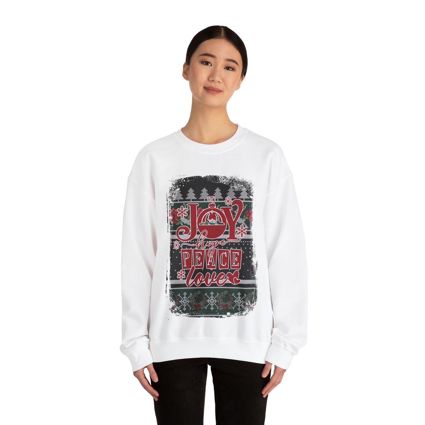 Joy Hope Peace Love Ugly Christmas Sweater