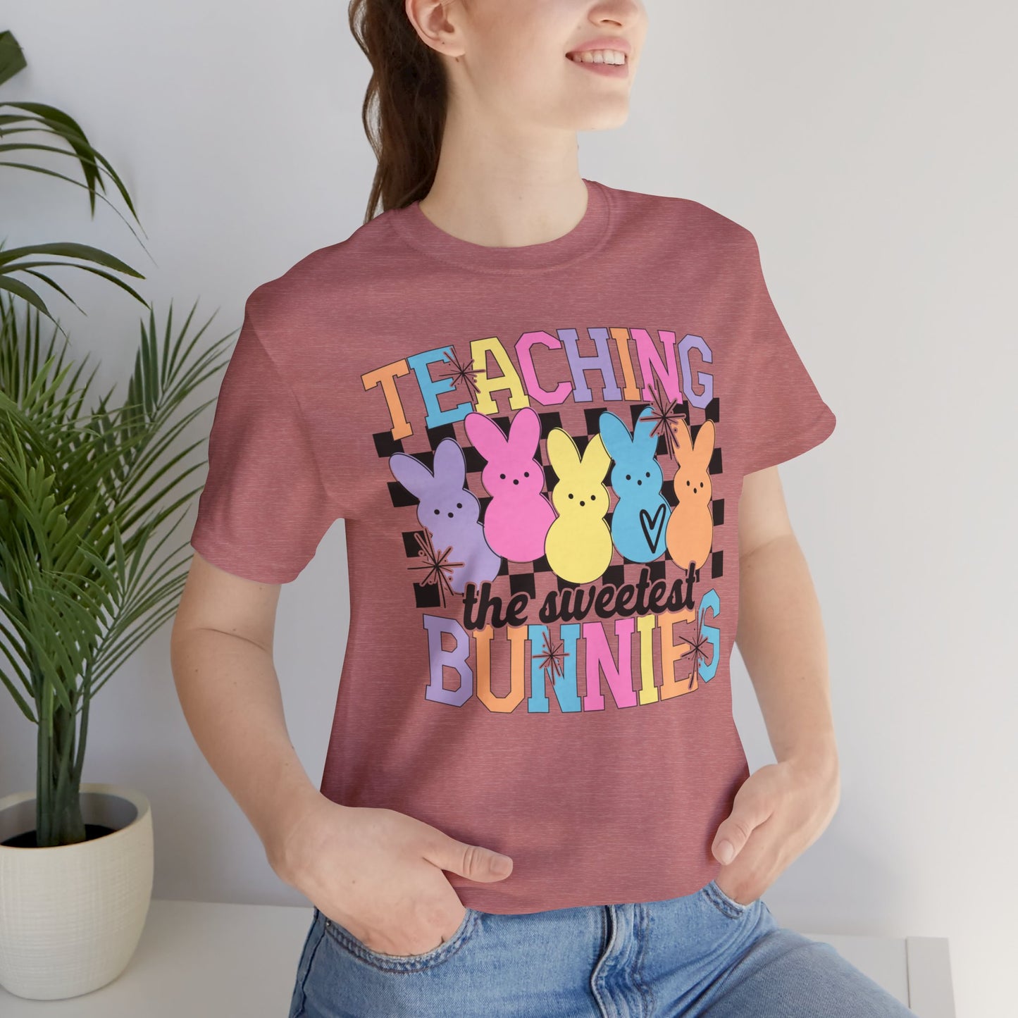 Teaching the Sweetest Bunnies Teacher Easter Shirt 