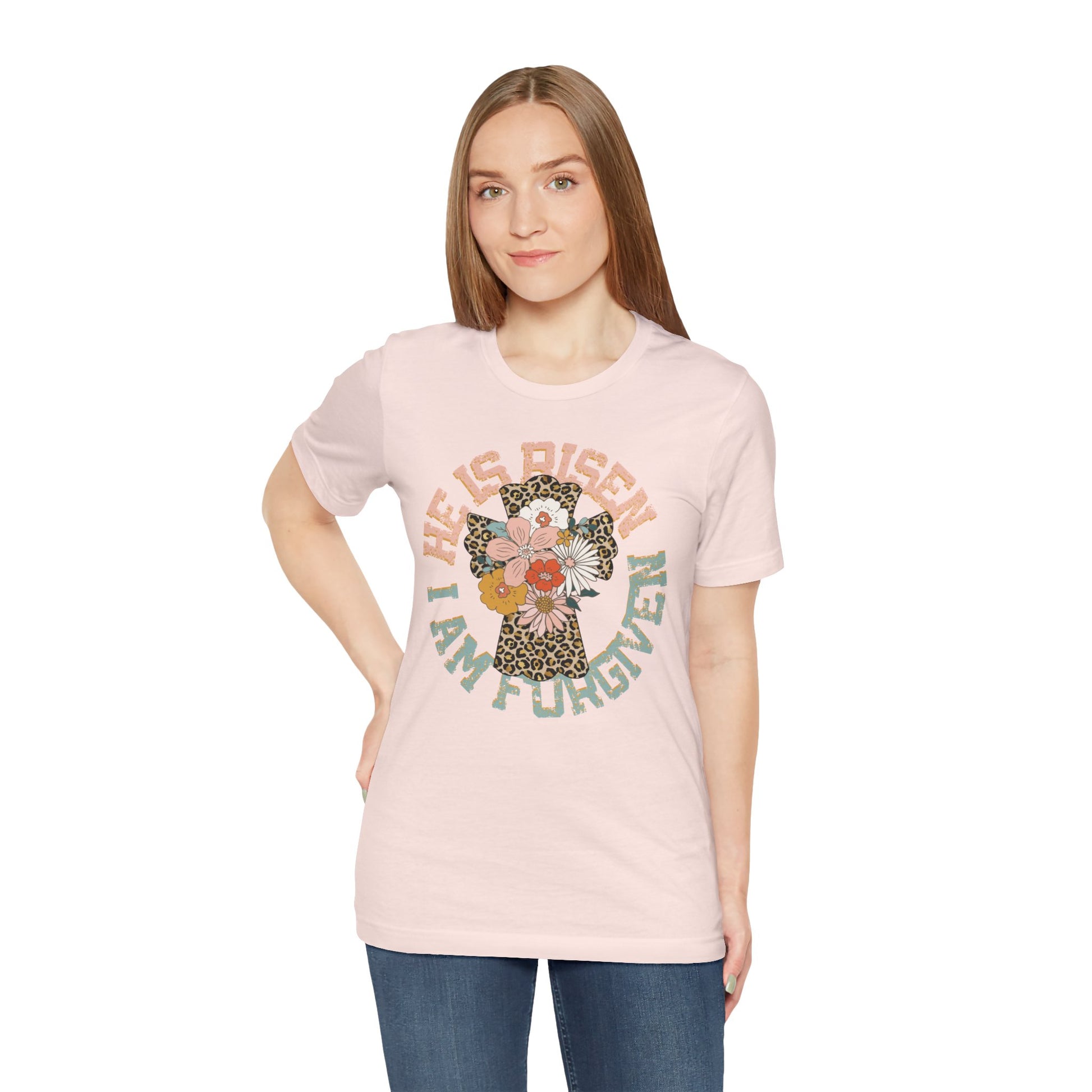 He is Risen Circle Flower Easter Shirt