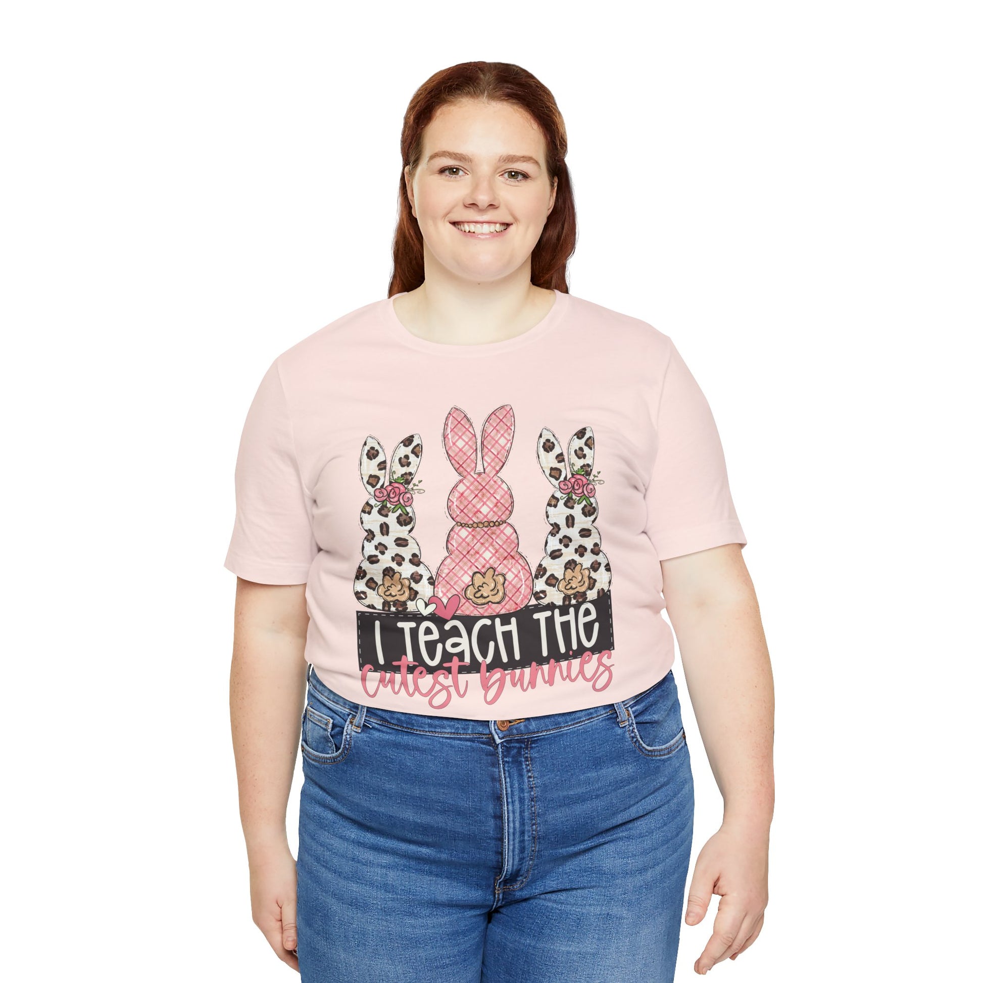 I Teach The Cutest Bunnies Easter Teacher Shirt