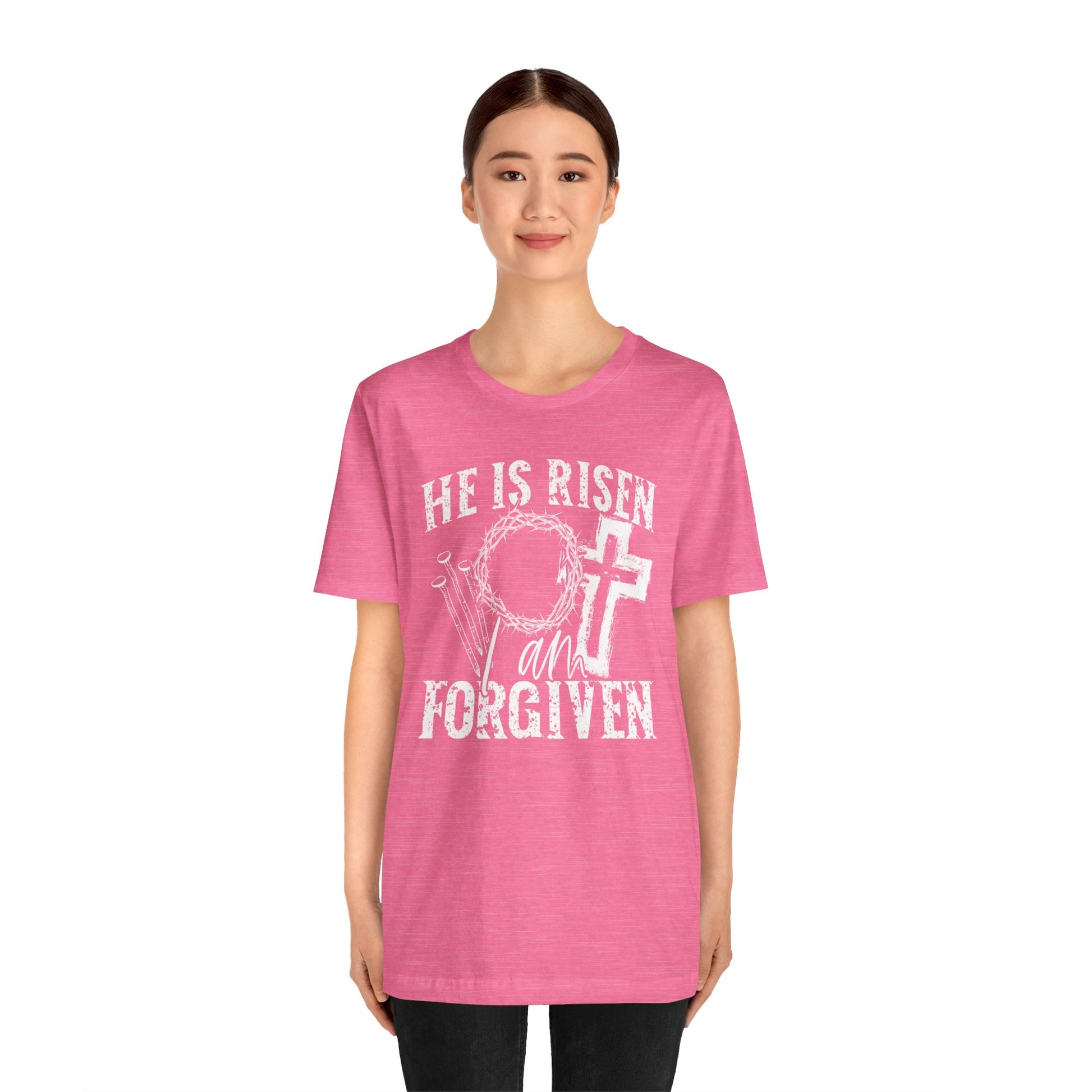 He Is Risen I Am Forgiven Faith Shirt