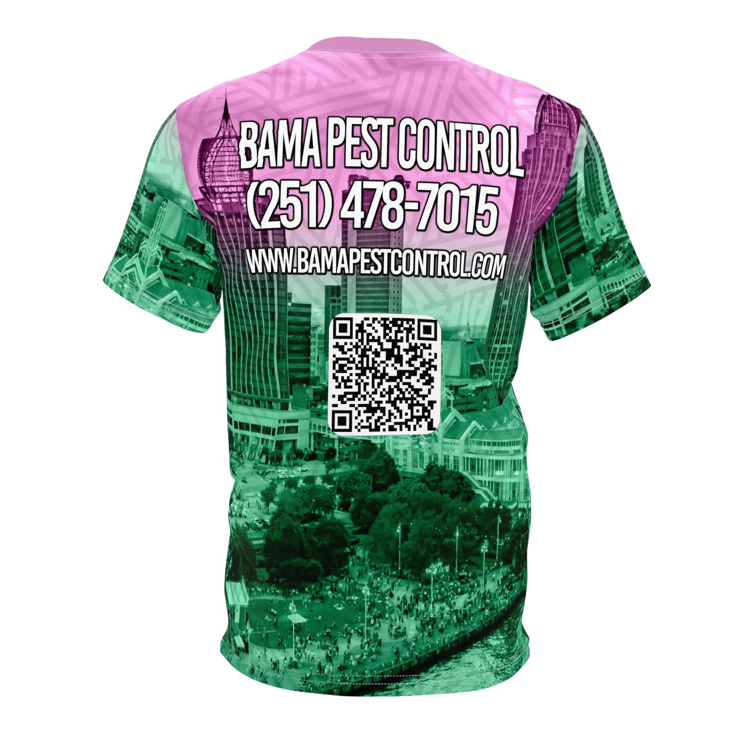 Pest Control Celebrating 44 Years in Business Unisex Cut & Sew Tee (AOP)