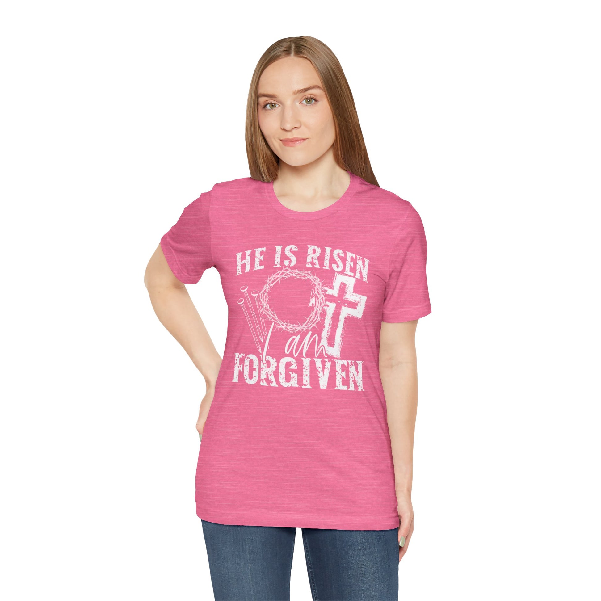 He Is Risen I Am Forgiven Faith Shirt