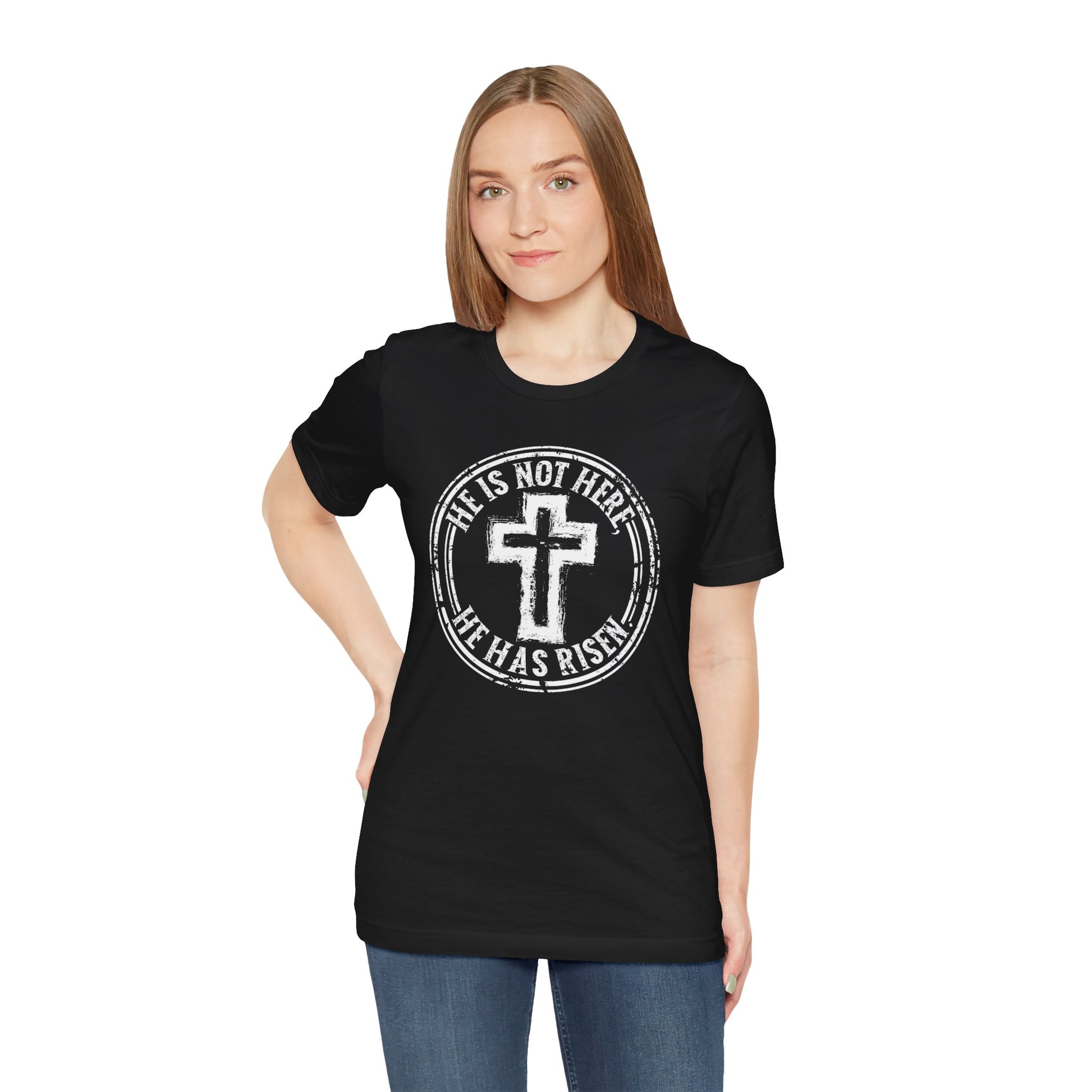 He Is Not Here He Has Risen Christian Faith Shirt