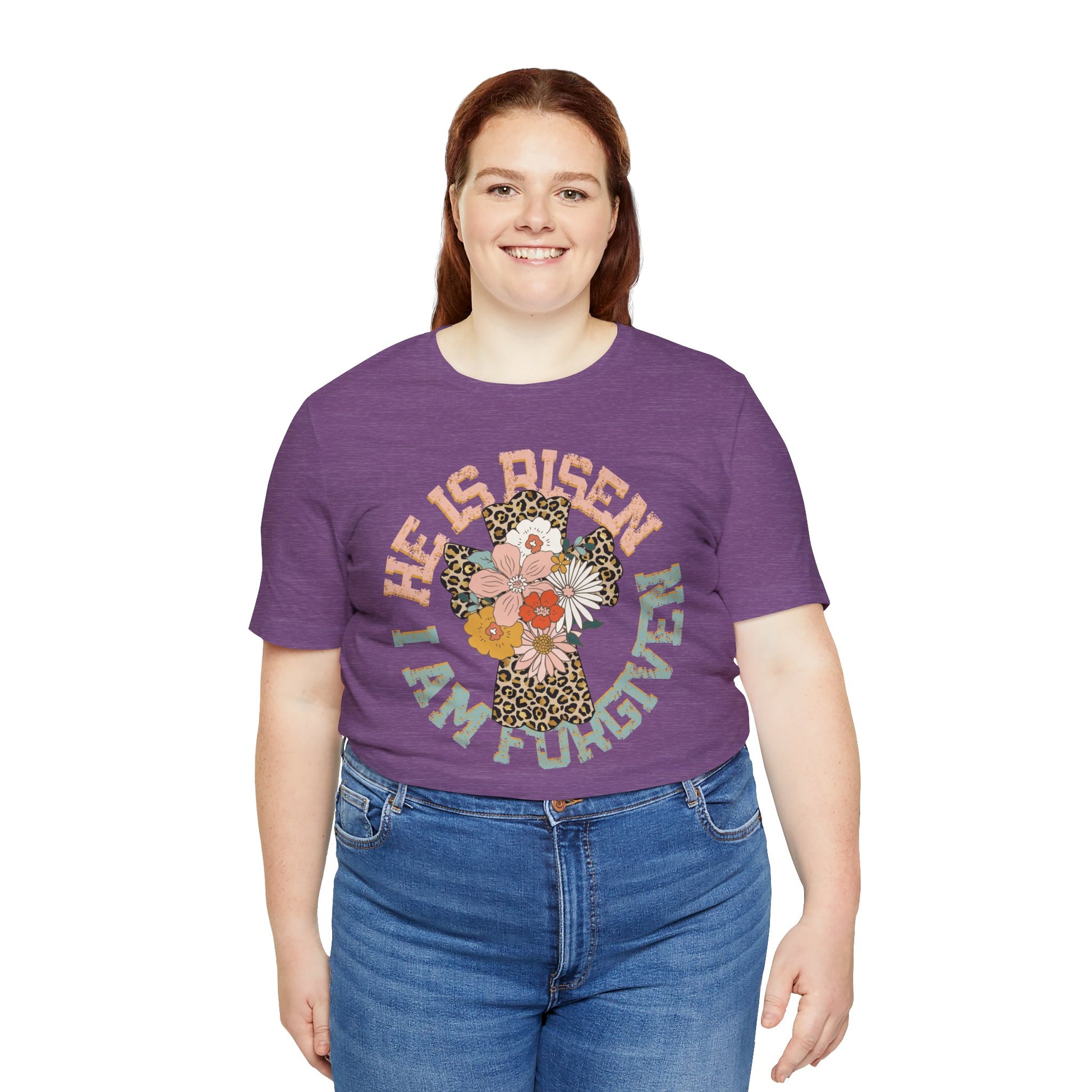 He is Risen Circle Flower Easter Shirt