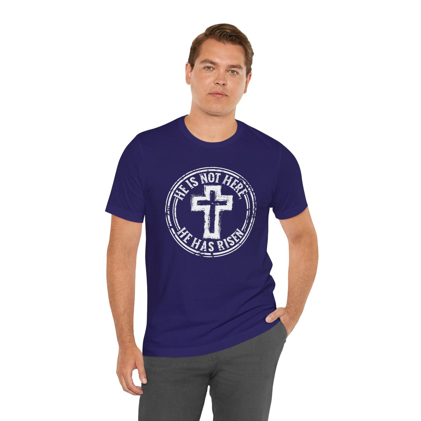 He Is Not Here He Has Risen Christian Faith Shirt