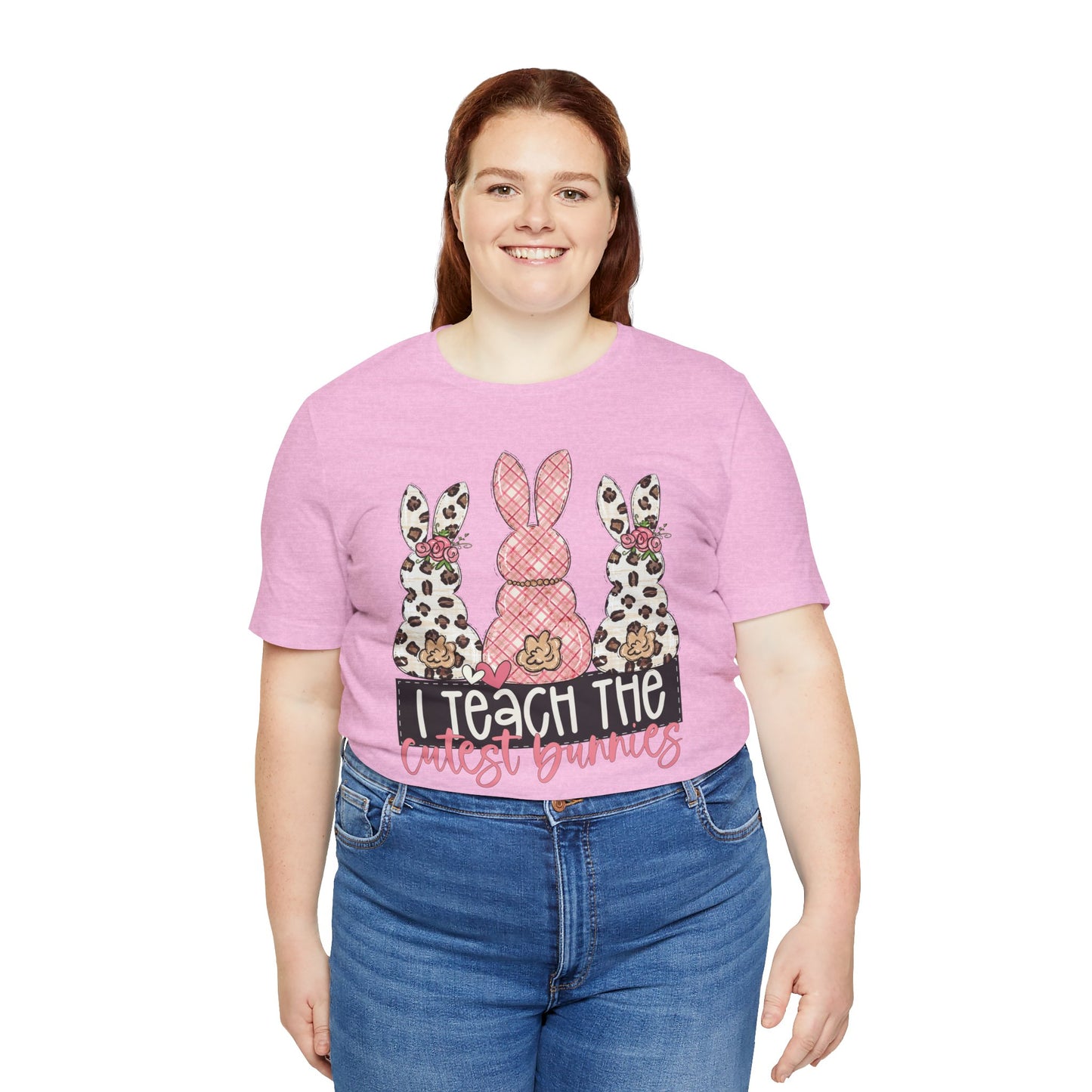 I Teach The Cutest Bunnies Easter Teacher Shirt