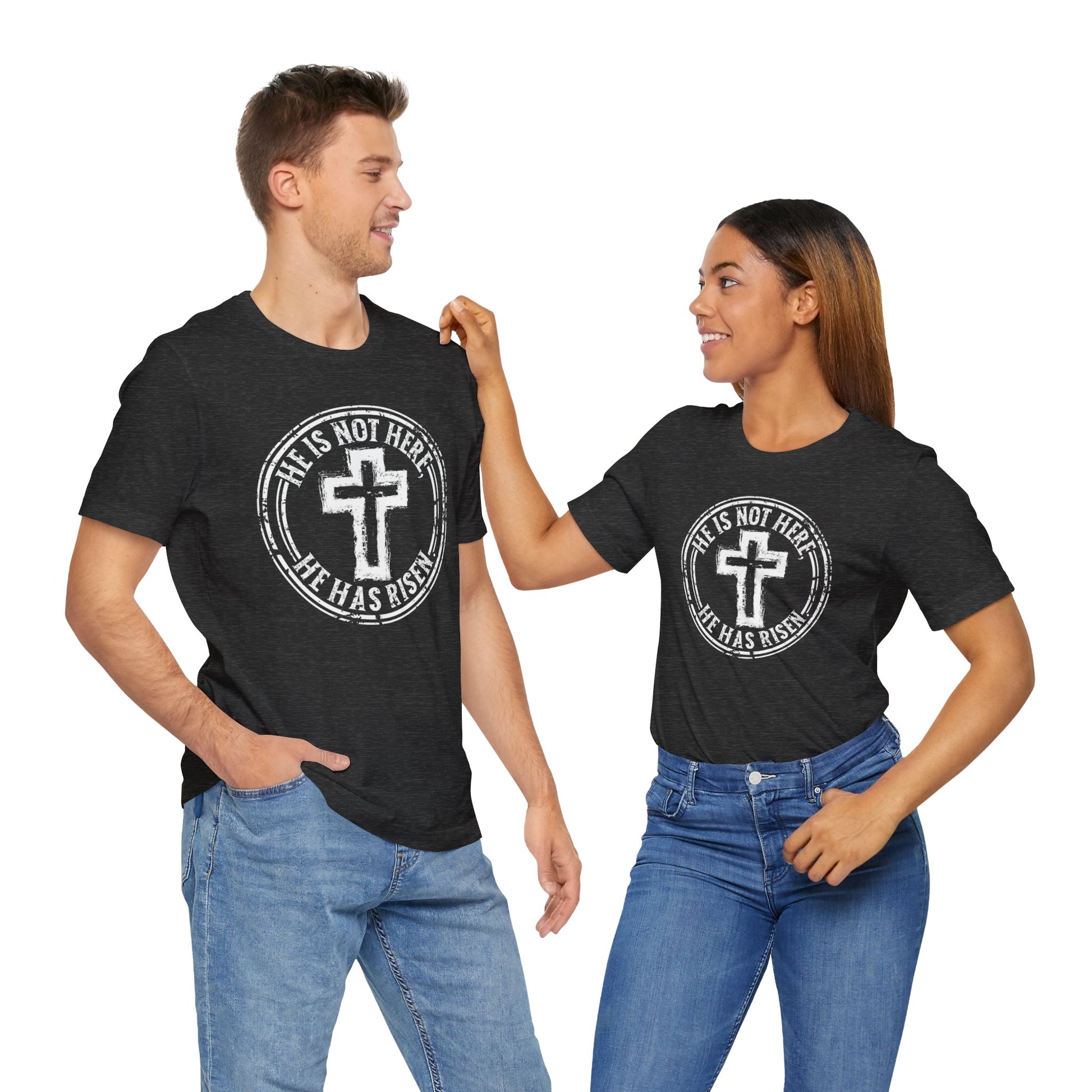 He Is Not Here He Has Risen Christian Faith Shirt