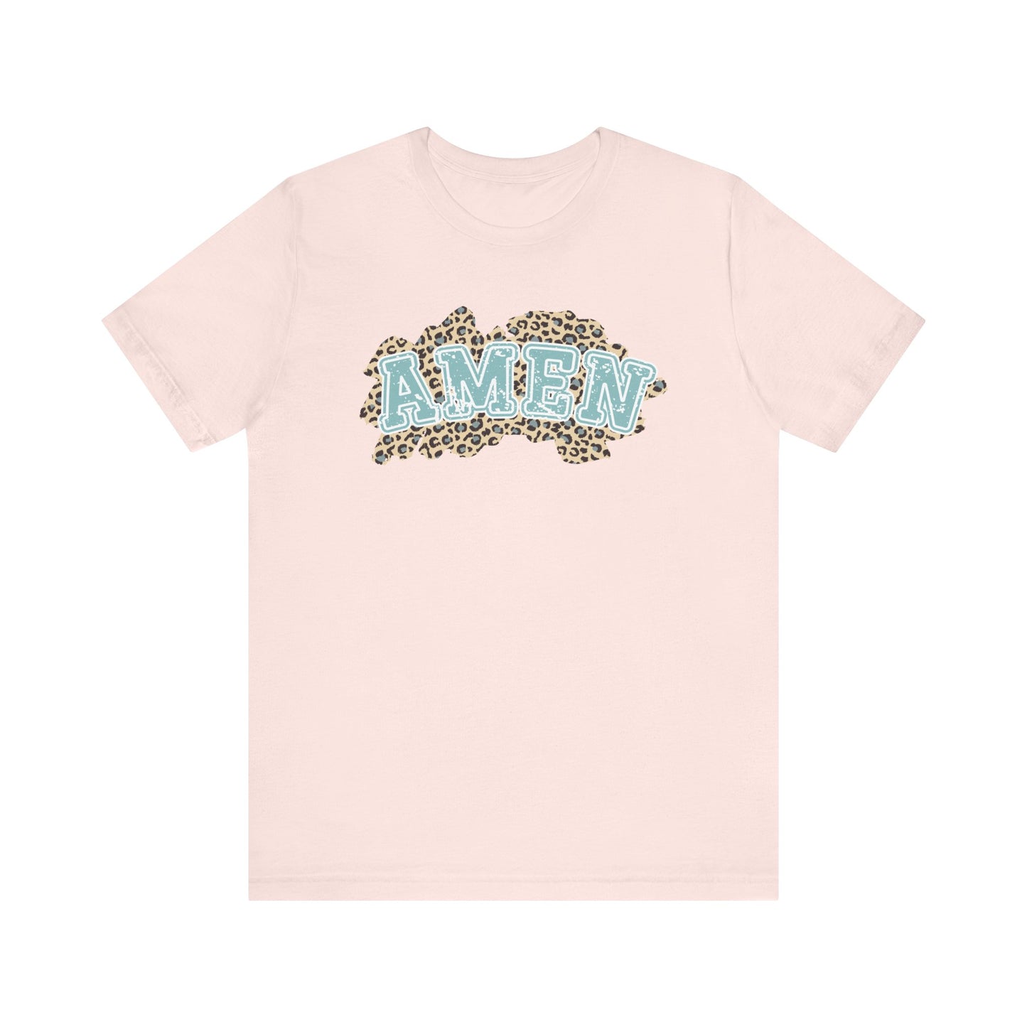 Leopard Print Christian Amen Faith Shirt