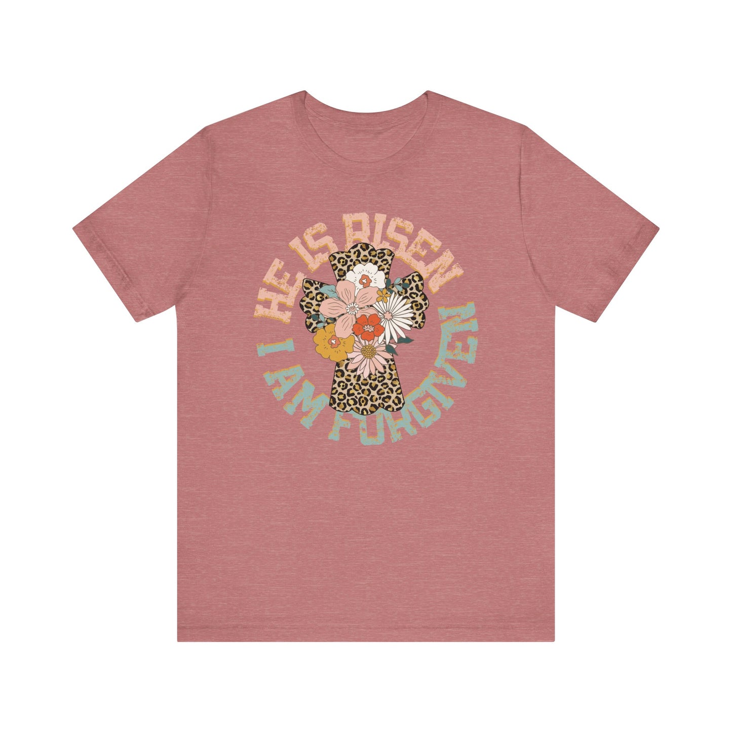 He is Risen Circle Flower Easter Shirt