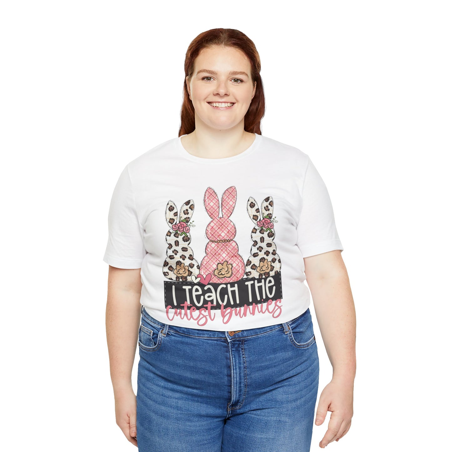 I Teach The Cutest Bunnies Easter Teacher Shirt