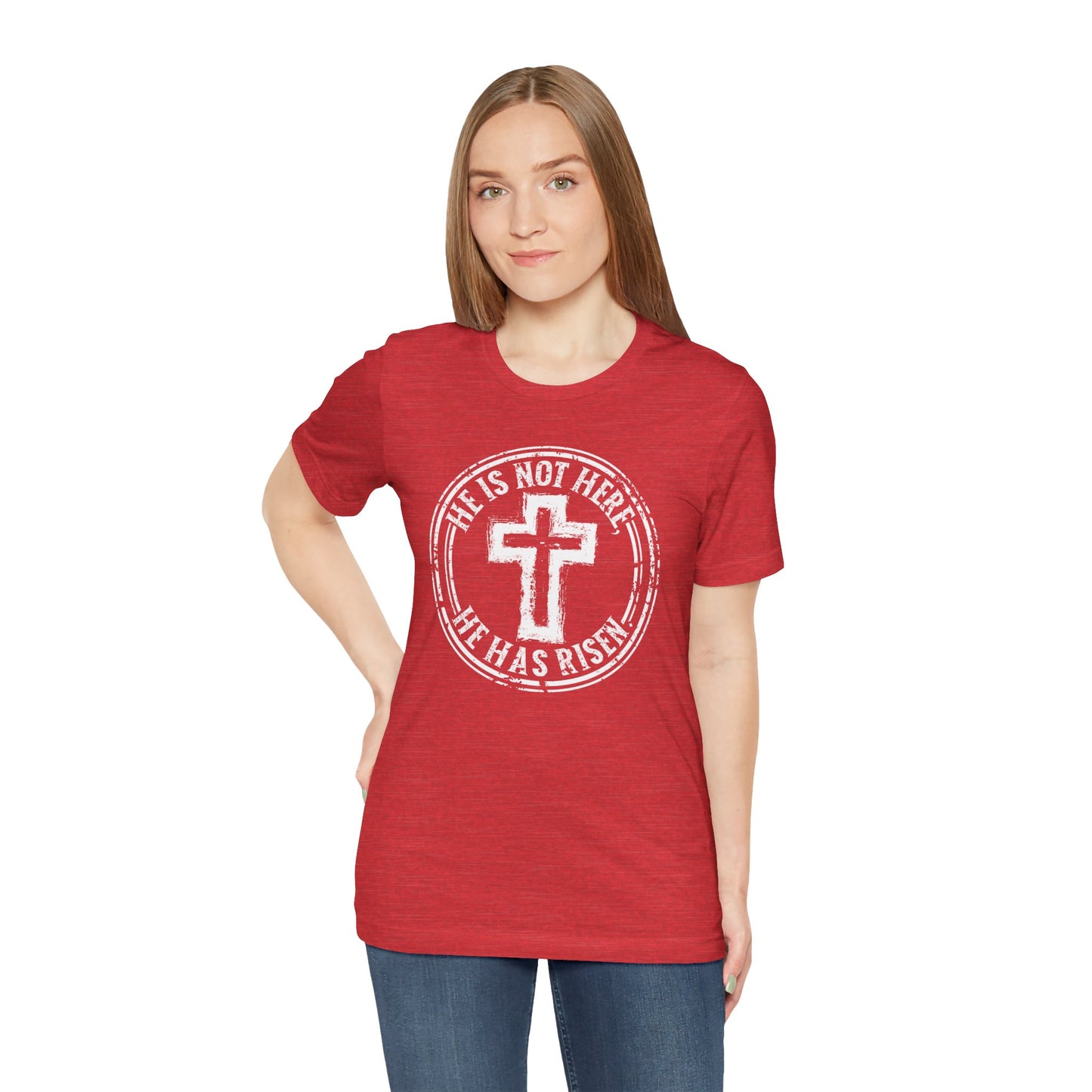 He Is Not Here He Has Risen Christian Faith Shirt