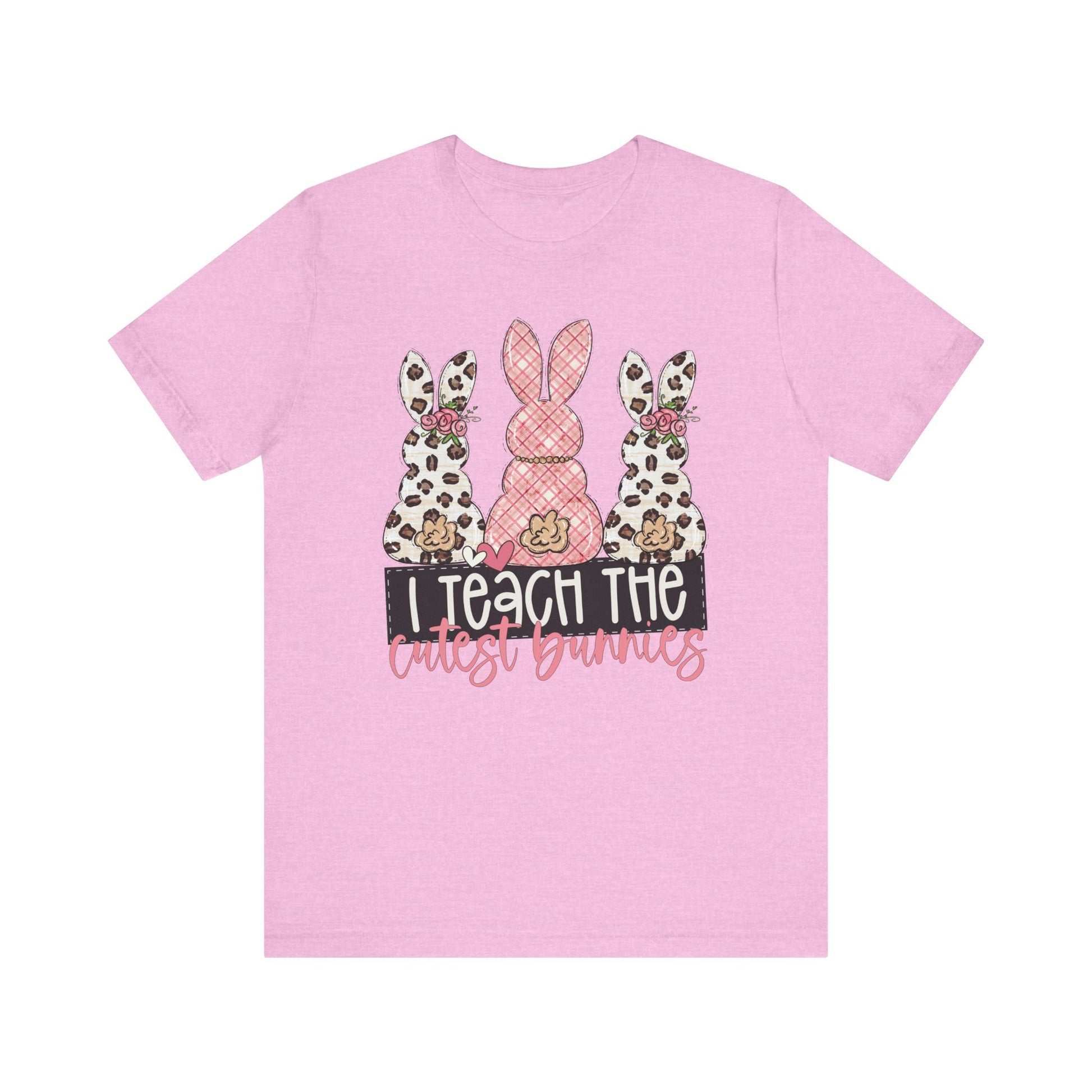 I Teach The Cutest Bunnies Easter Teacher Shirt