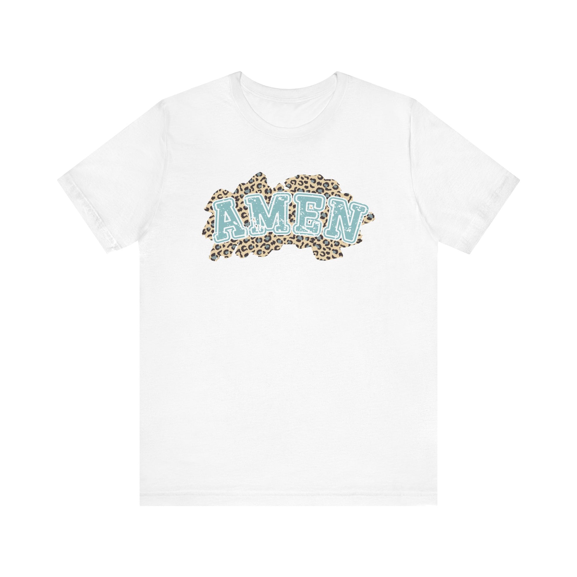 Leopard Print Christian Amen Faith Shirt