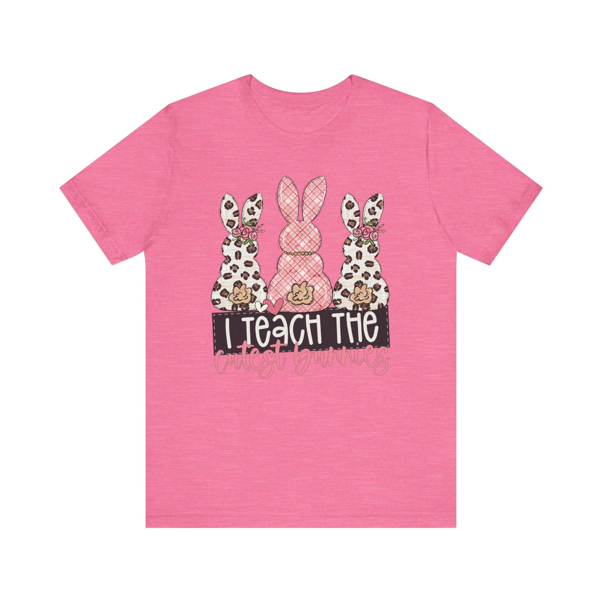 I Teach The Cutest Bunnies Easter Teacher Shirt