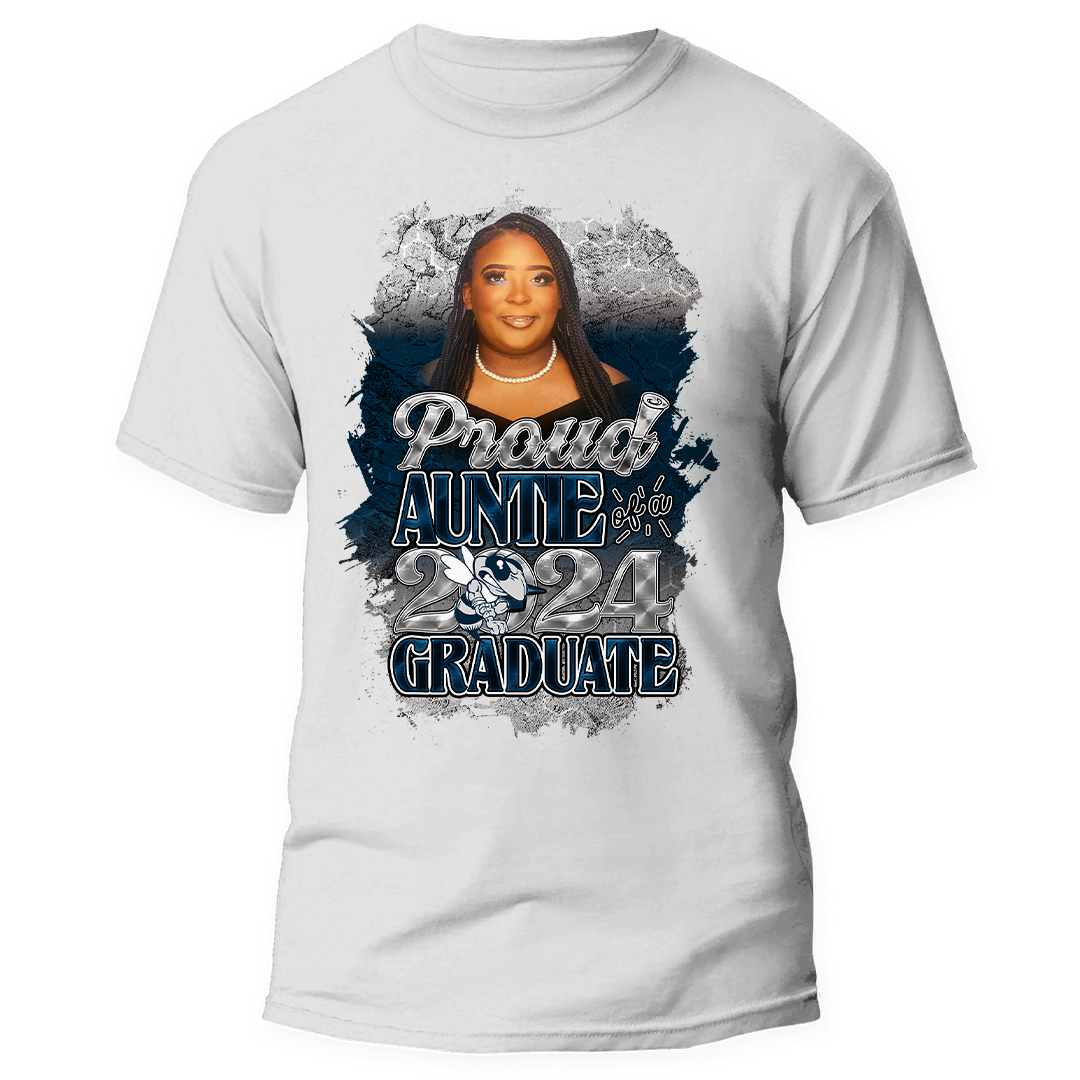 Graduation 2024 Proud Family Personalized Shirt for the Auntie