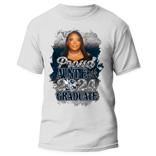 Graduation 2024 Proud Family Personalized Shirt for the Auntie