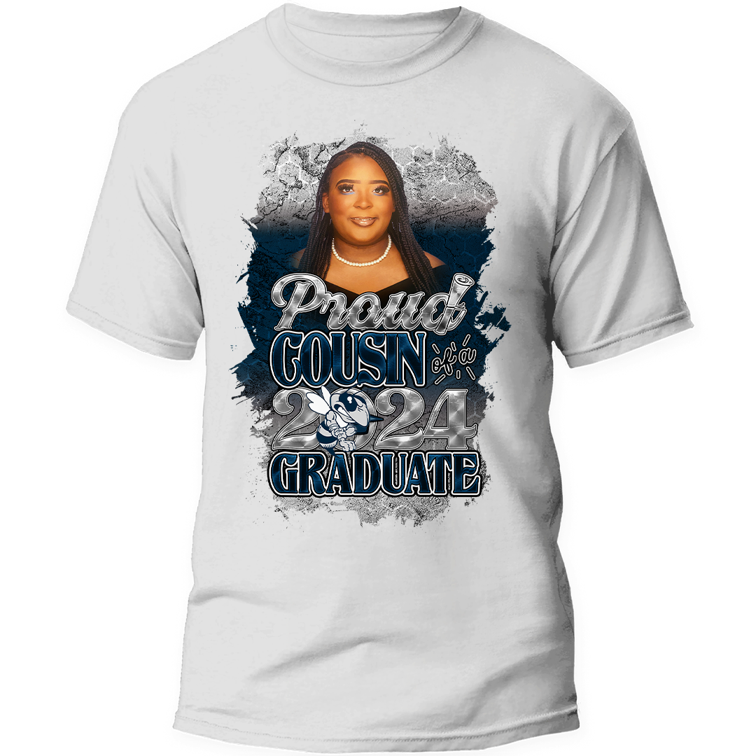 Graduation 2024 Proud Family Personalized Shirt for the Cousin