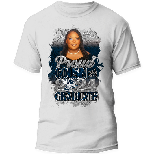 Graduation 2024 Proud Family Personalized Shirt for the Cousin