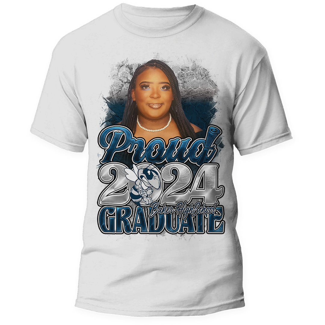 Graduation 2024 Senior Custom Photo Shirt