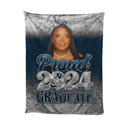 Graduation 2024 Custom Fleece Blanket