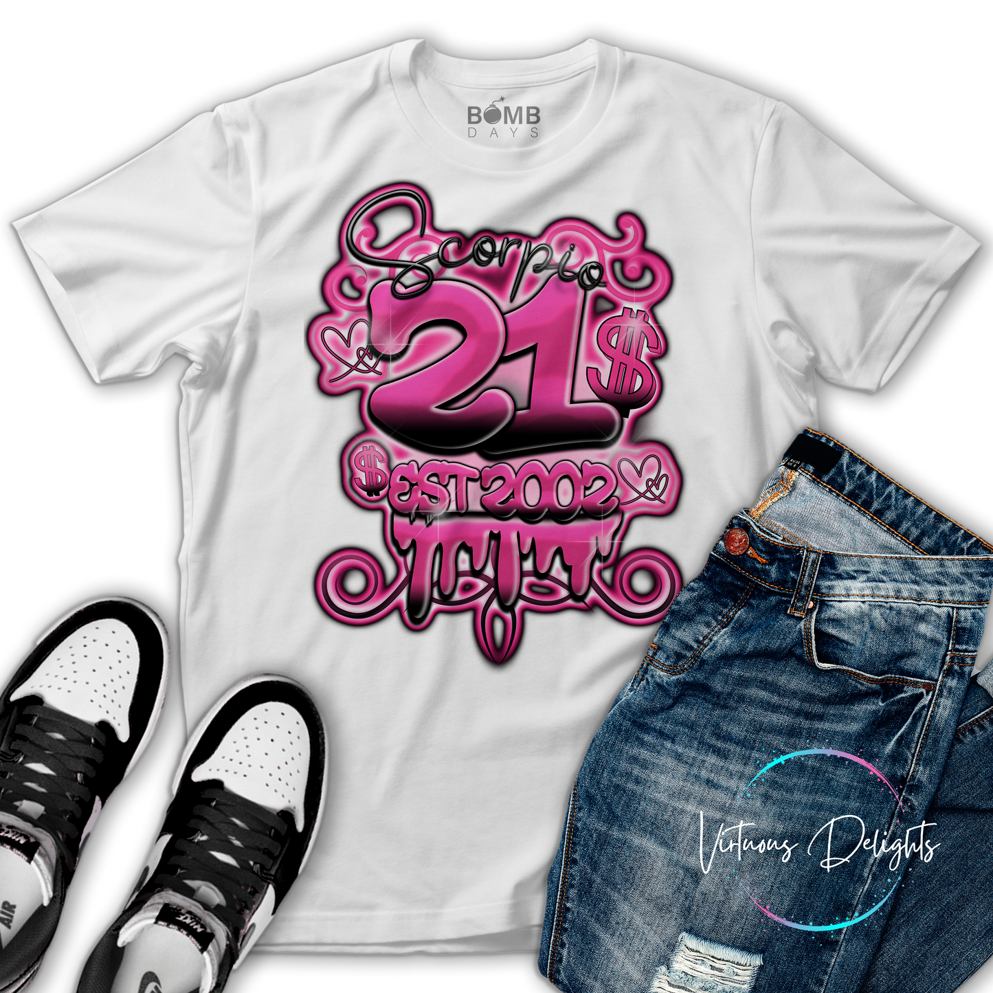 Airbrush Birthday Shirt