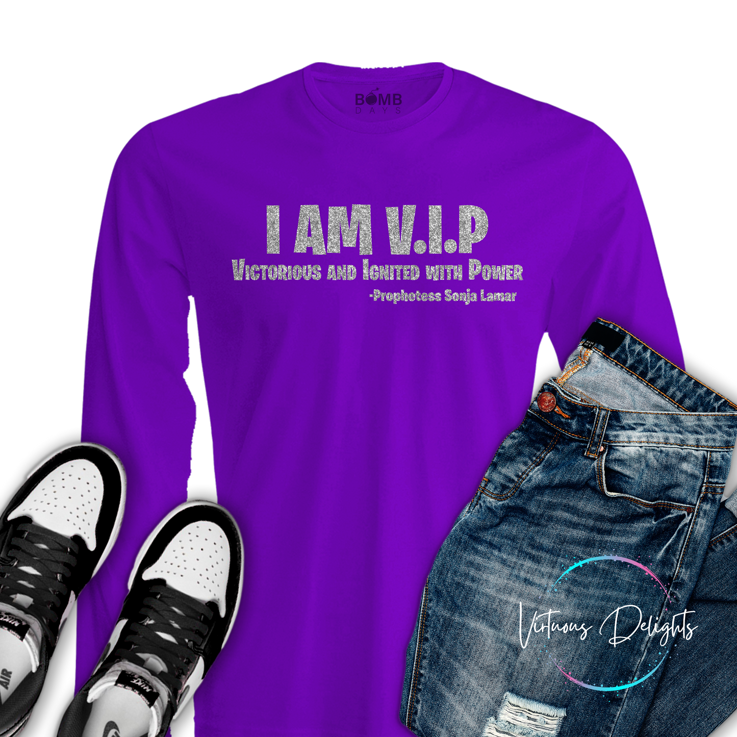 I AM V.I.P Long Sleeve T-Shirt