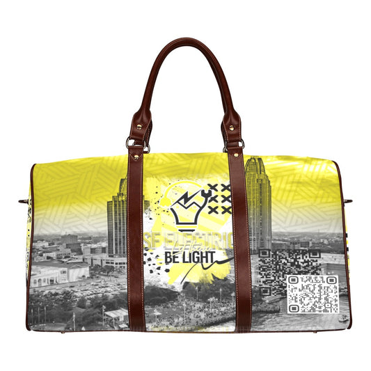 SF Electric City Scape Grunge Waterproof Travel Bag/Small