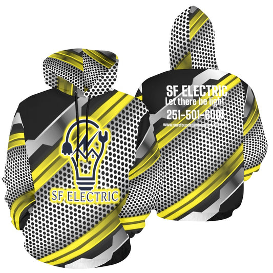 SF ELECTRIC HOODIE 186 All Over Print Hoodie